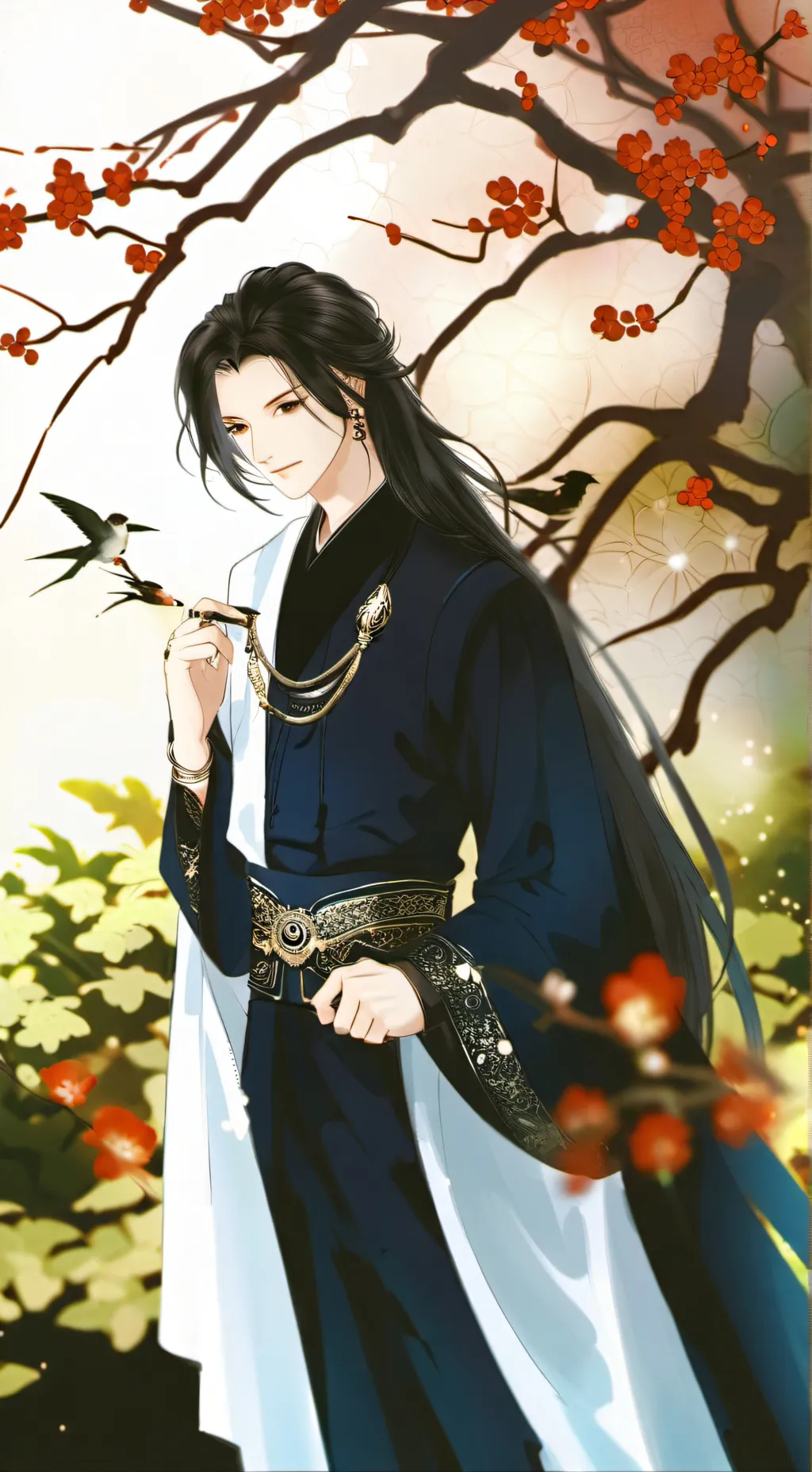 ai character: ден background