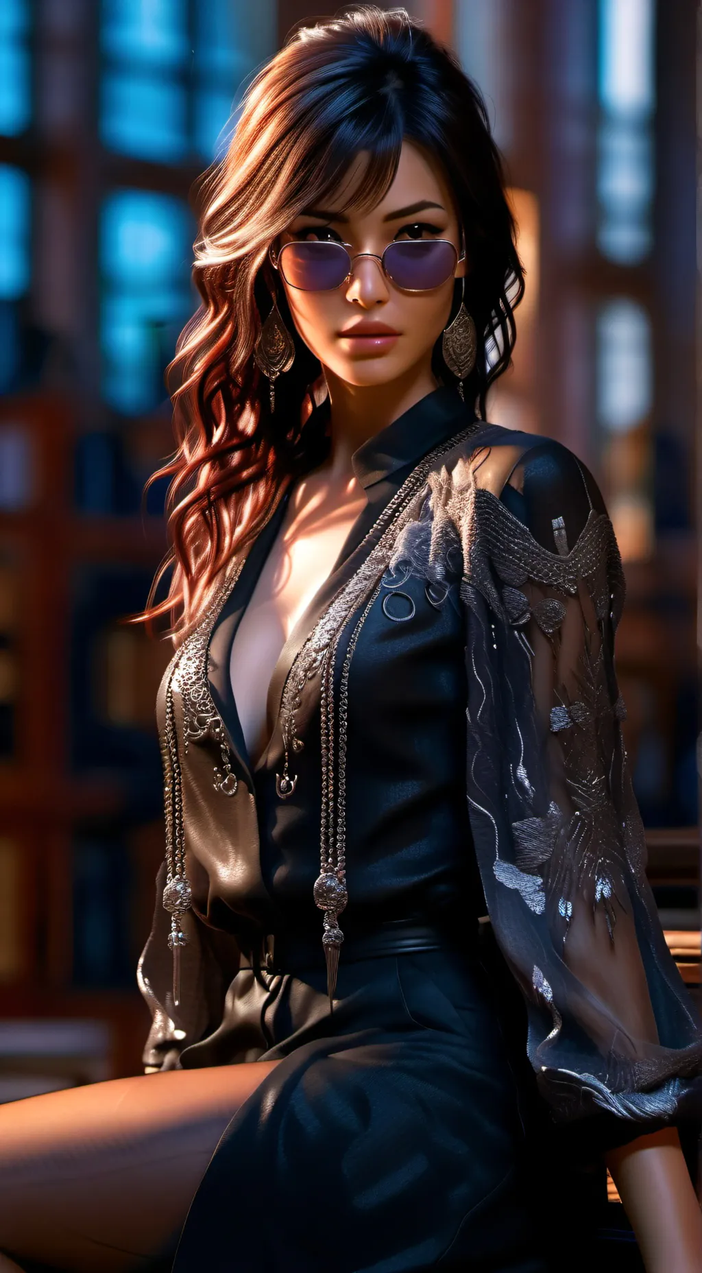 ai character: Olivia Gurgaon background