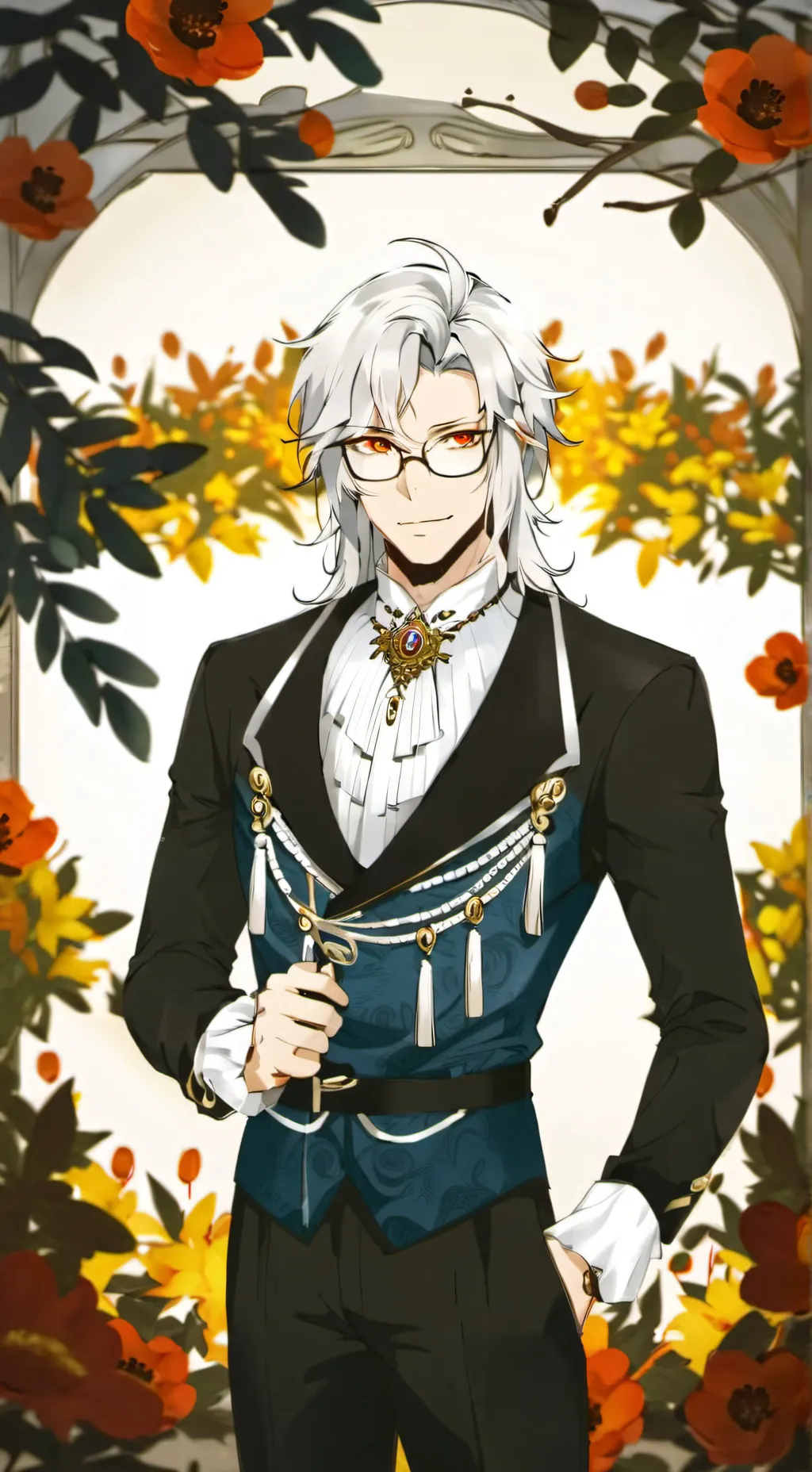ai character: Damian background