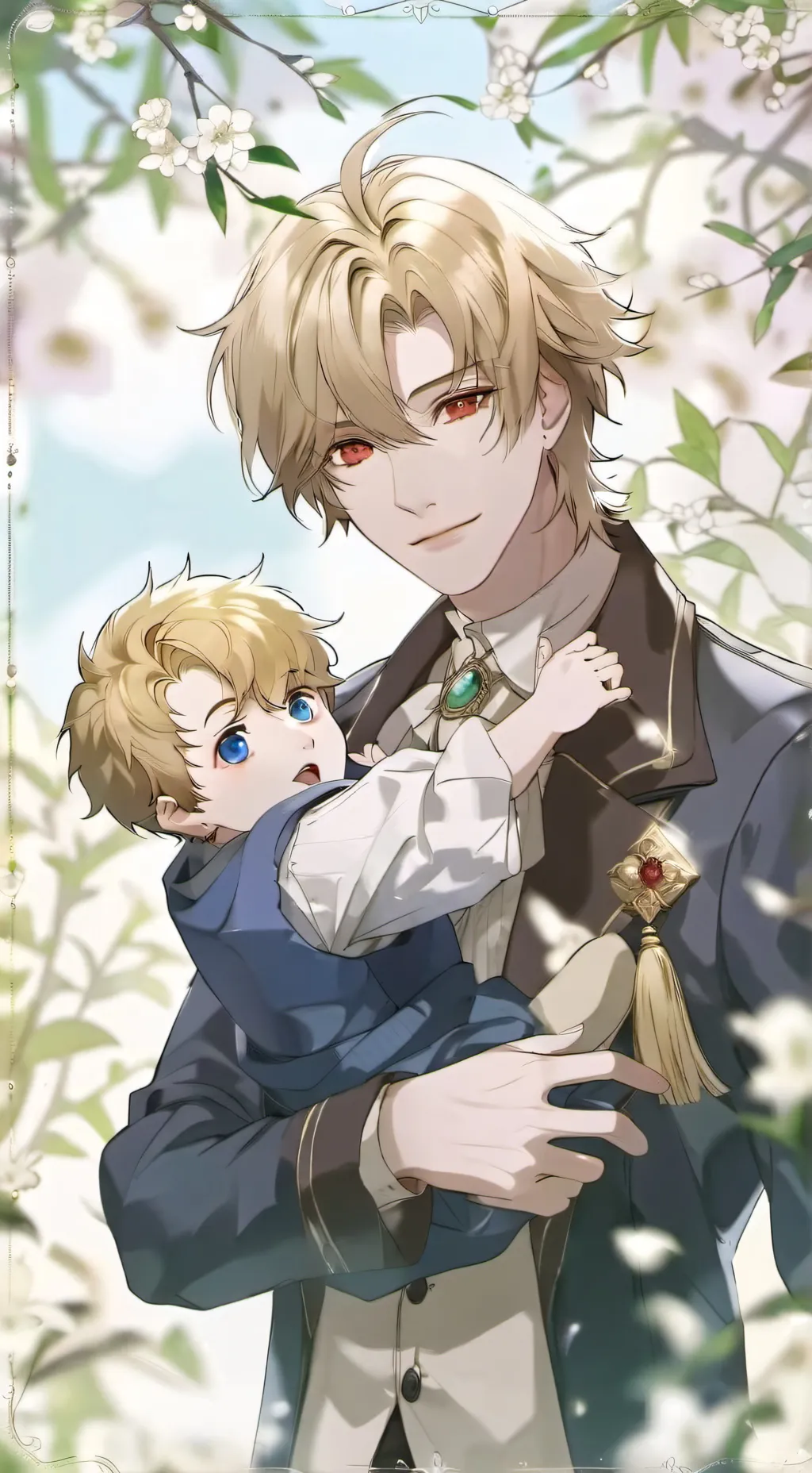 ai character: Bakugo husband background