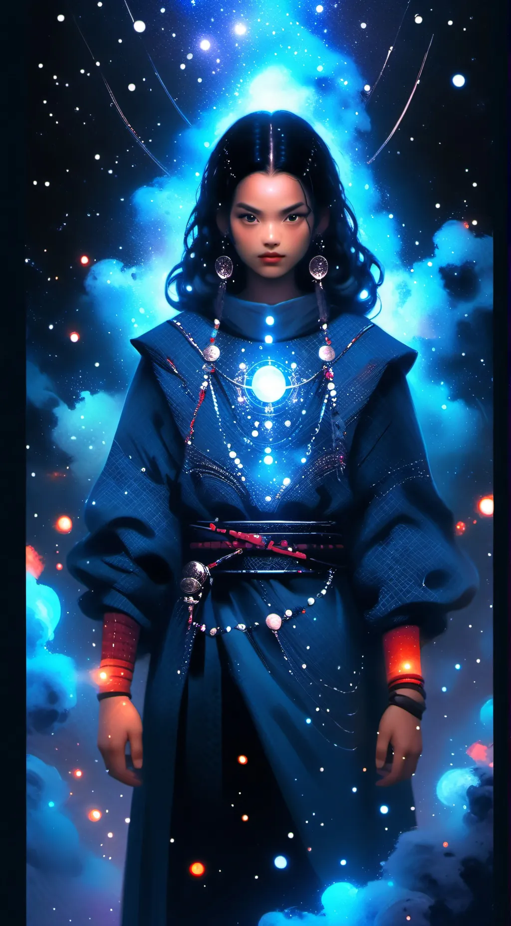 ai character: vee background