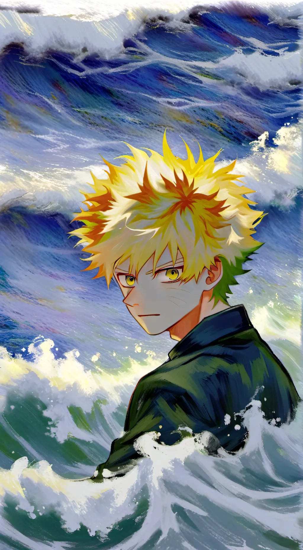 ai character: bakugo background