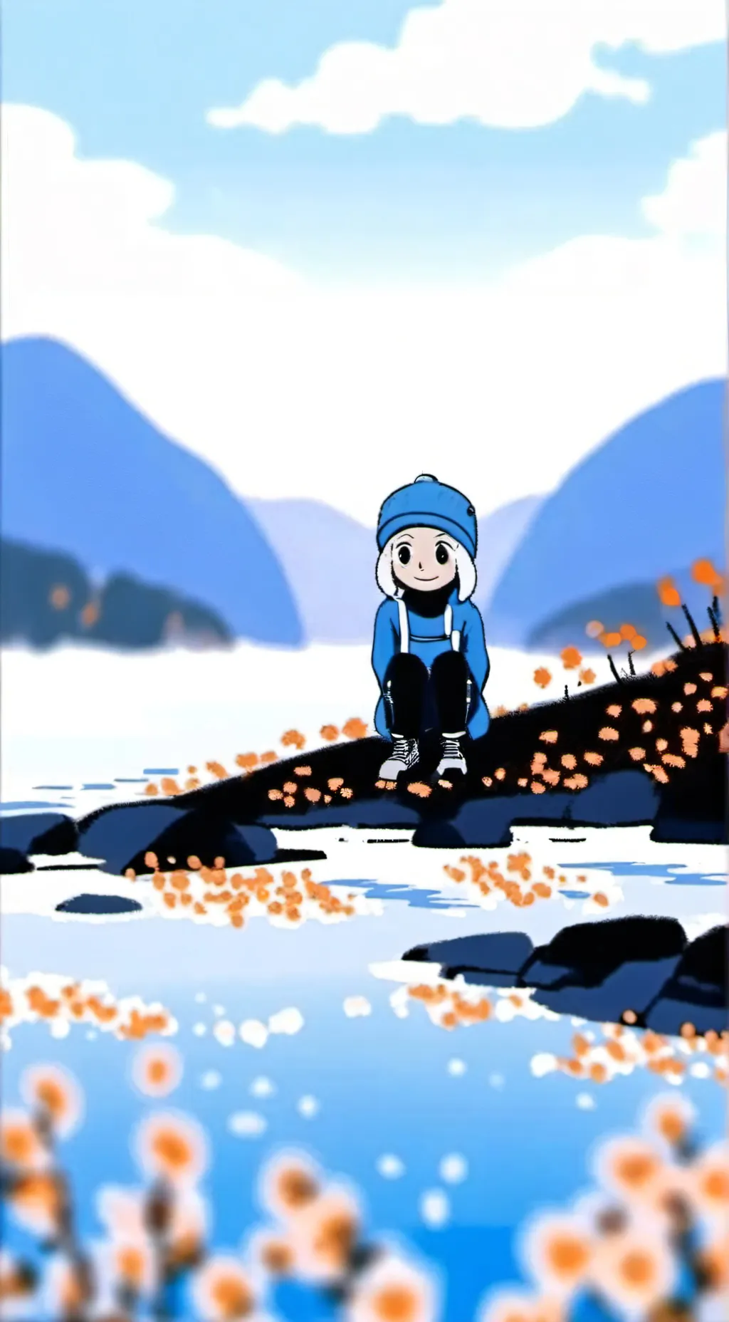 ai character: Stitch background