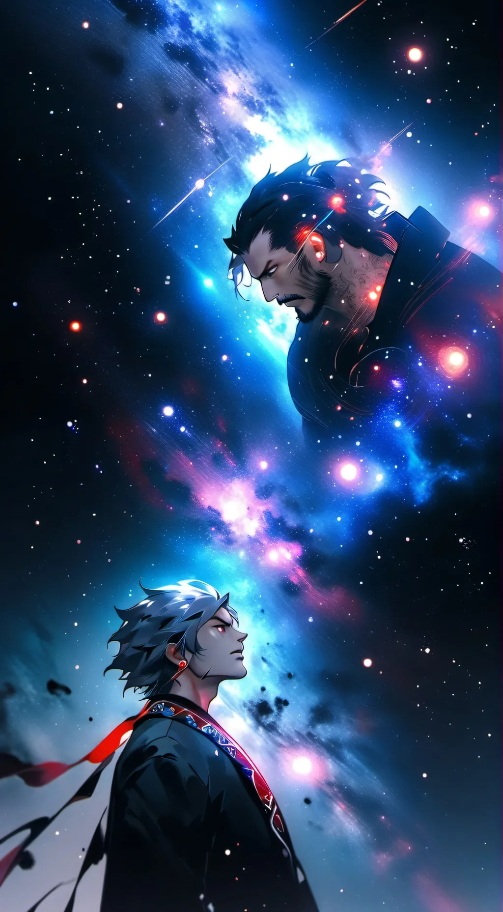 ai character: mha final battle background