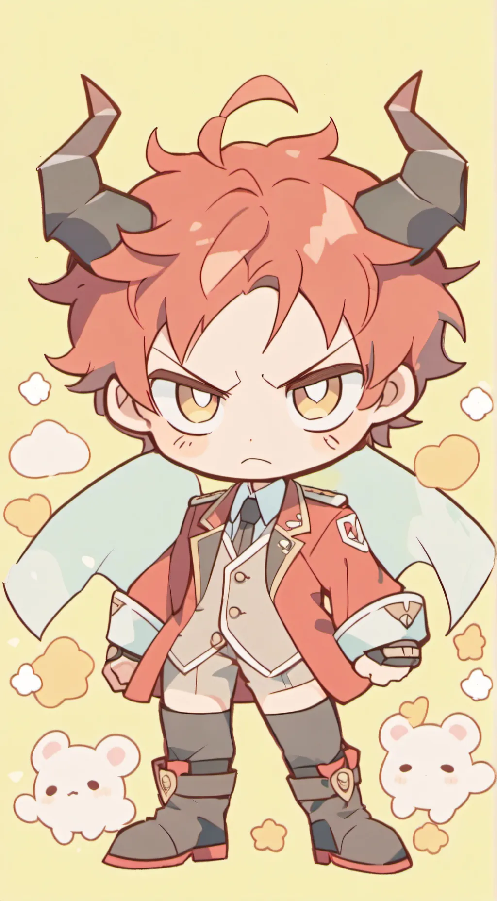 ai character: raddy background