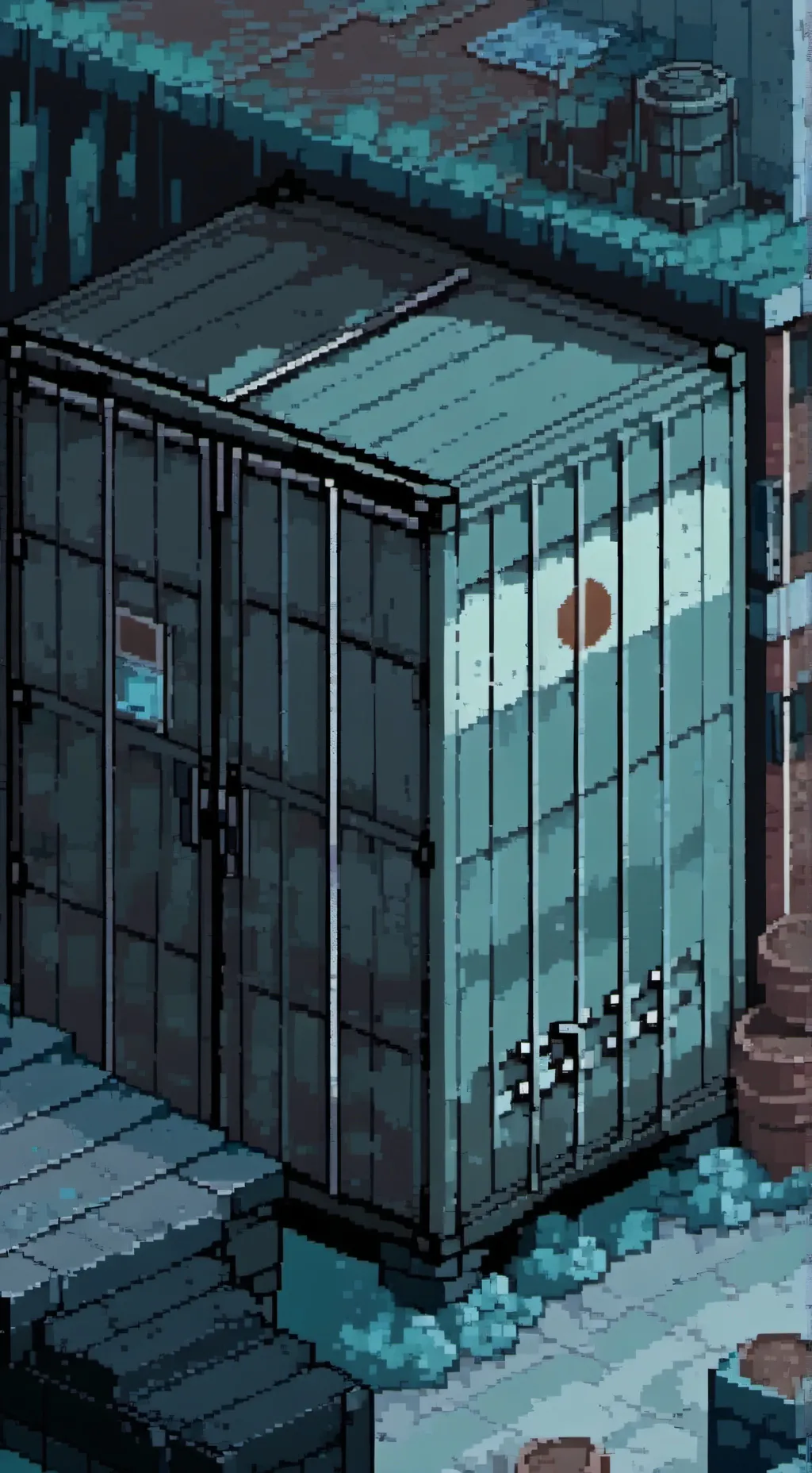 ai character: contenedores 2.0 background
