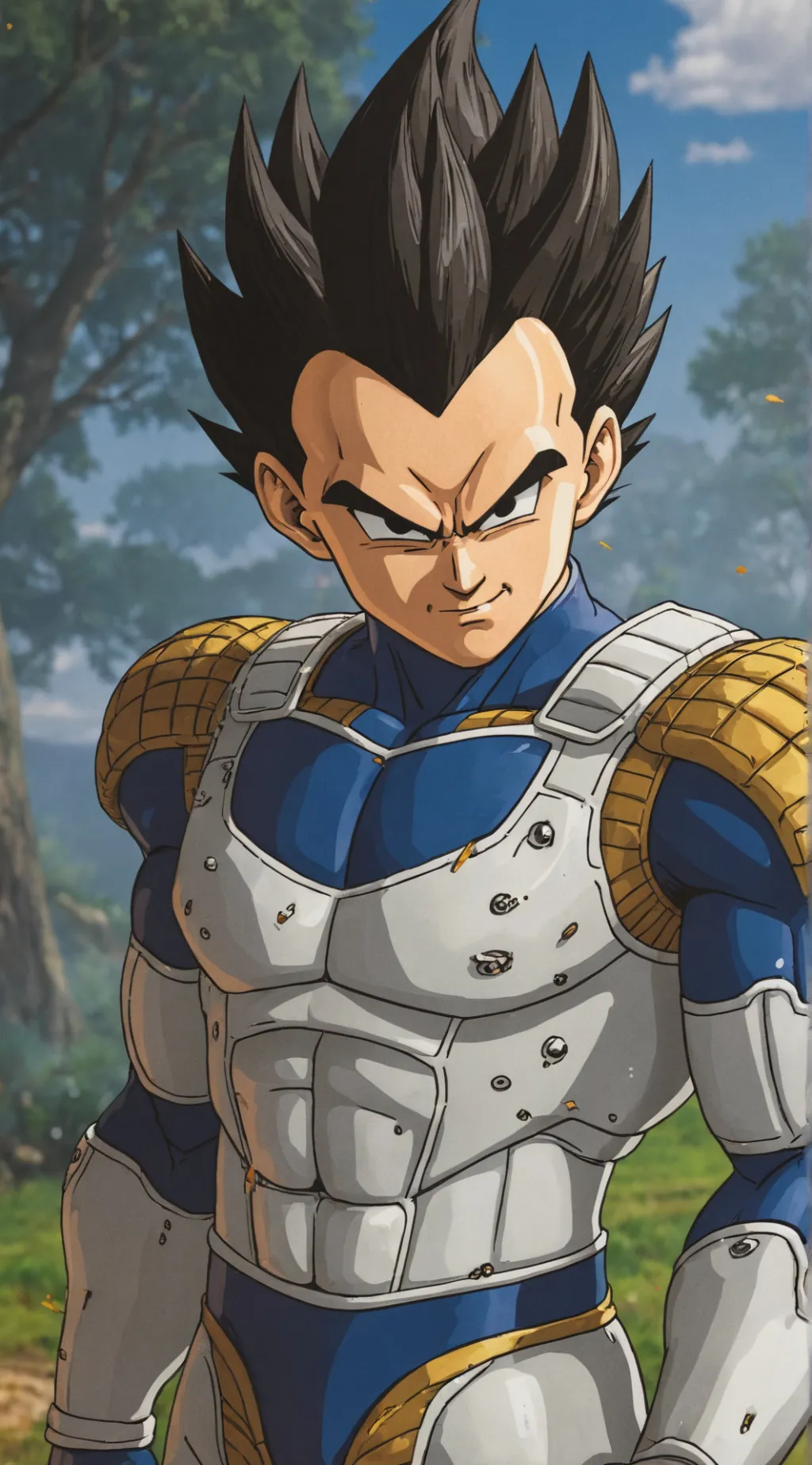 ai character: Vegeta background