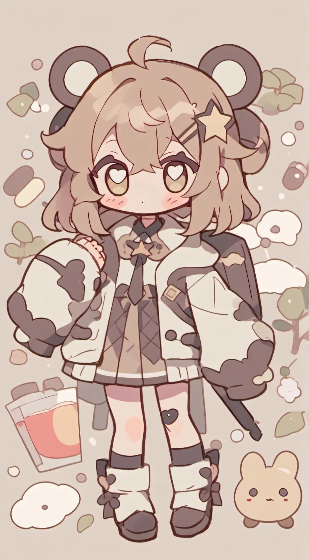 ai character: moonflower gay  background