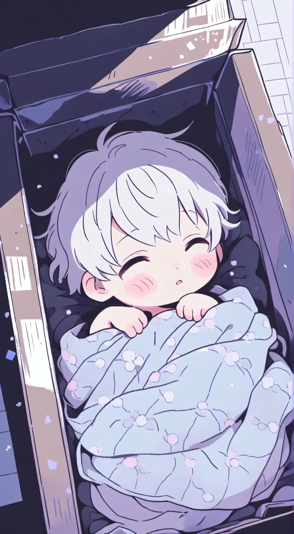 ai character: Abandoned baby background