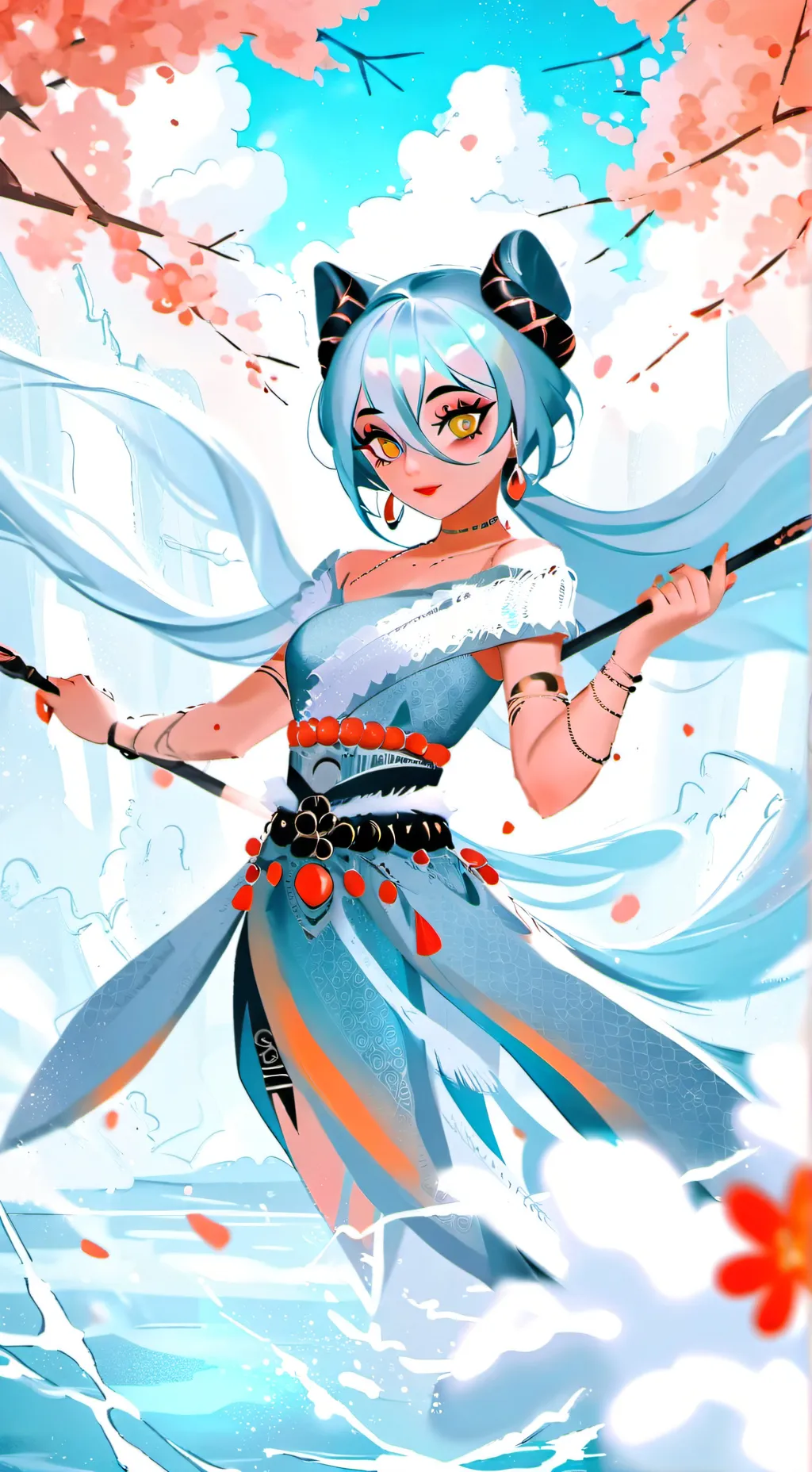 ai character: Applecot background