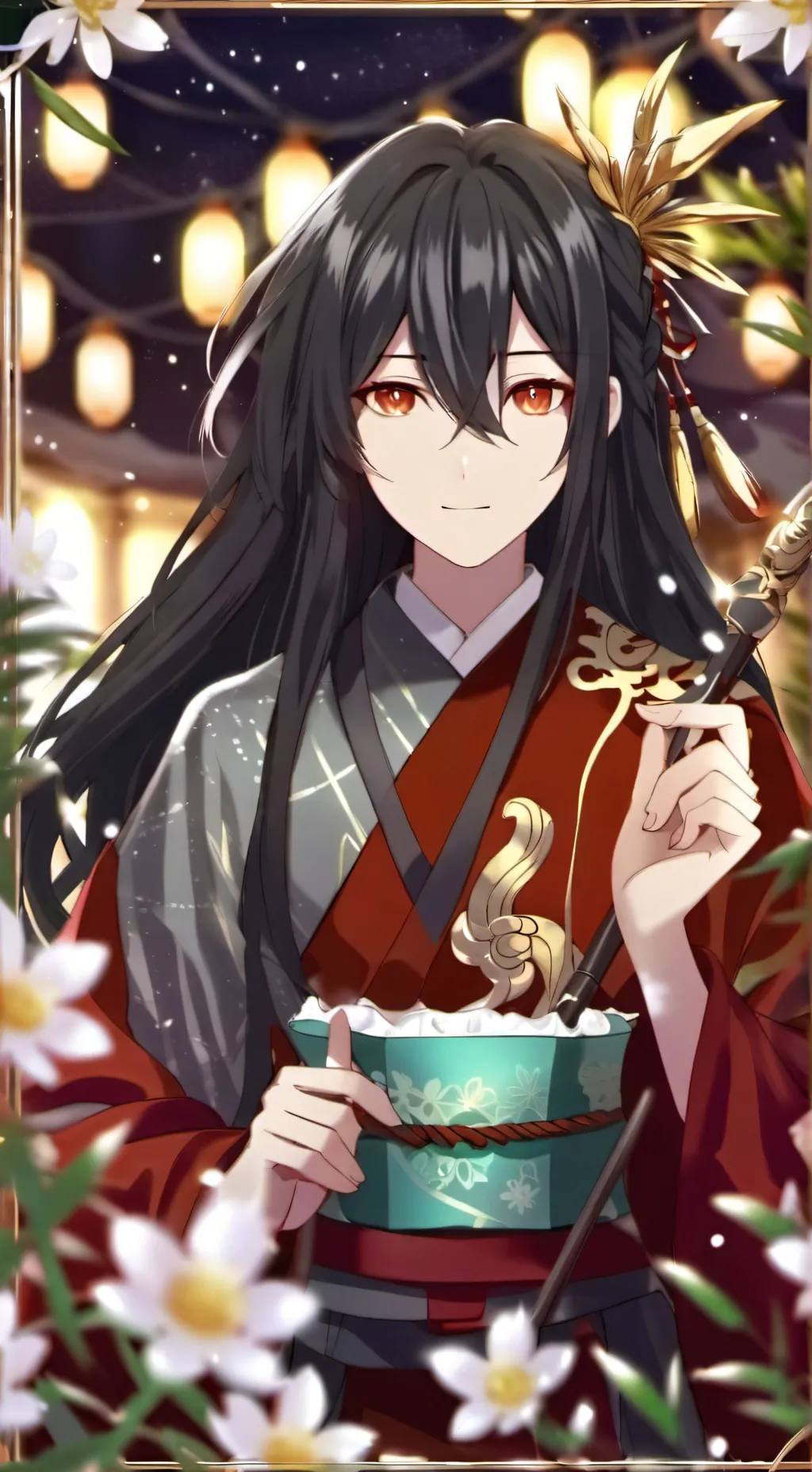 ai character: 💙Giyu💙 background