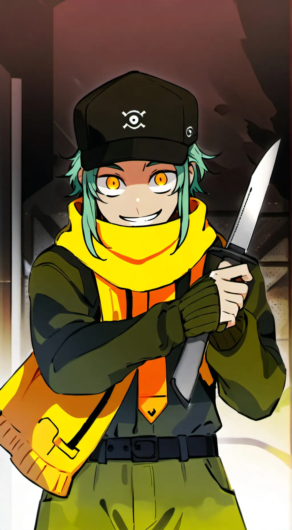ai character: Malcolm Green background
