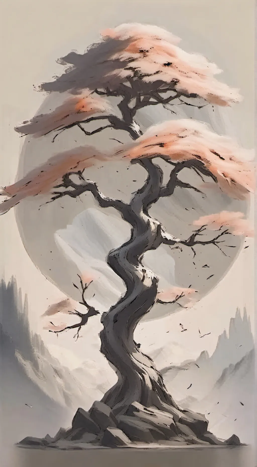 ai character: mr tree background