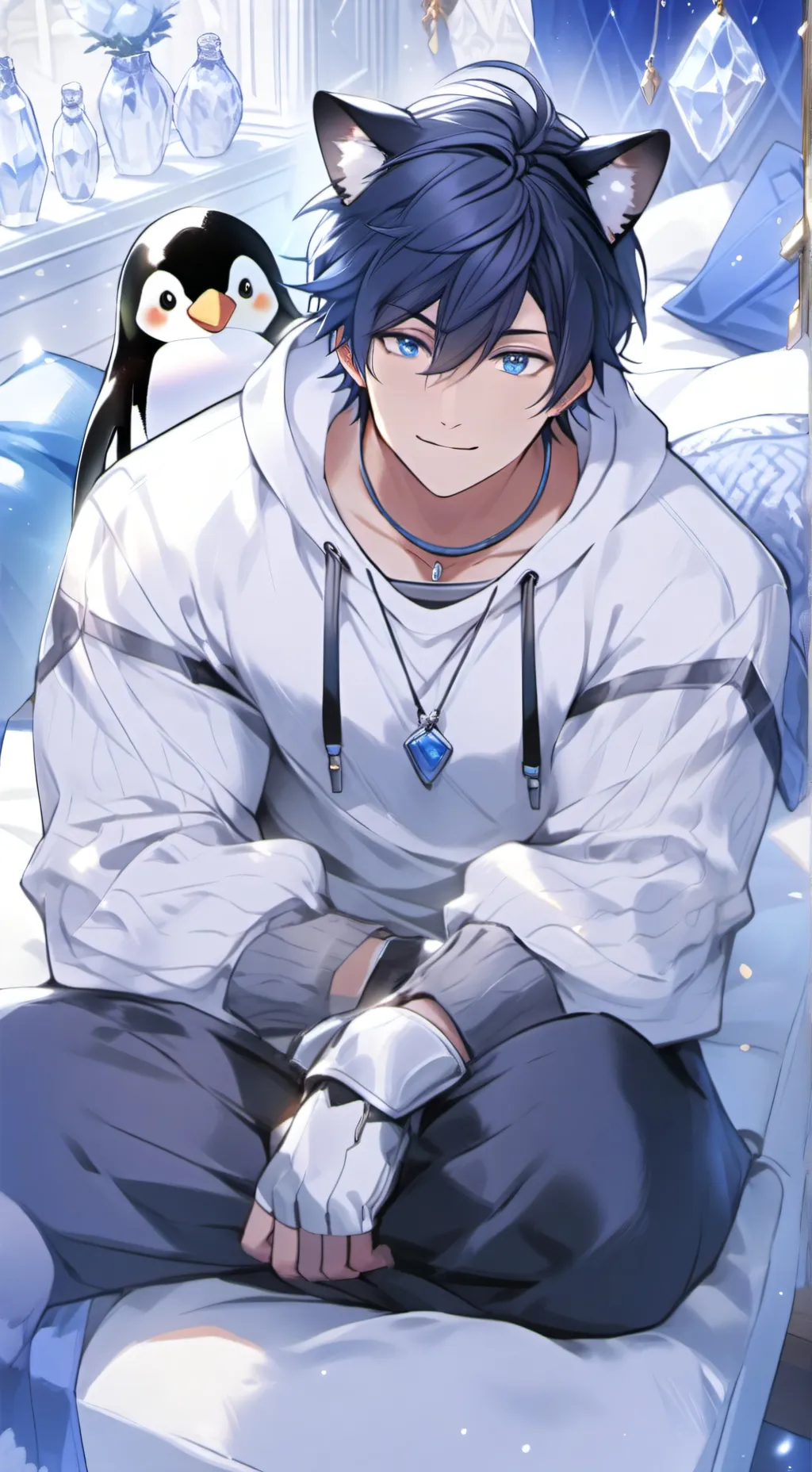 ai character: Jake, The Penguin  background