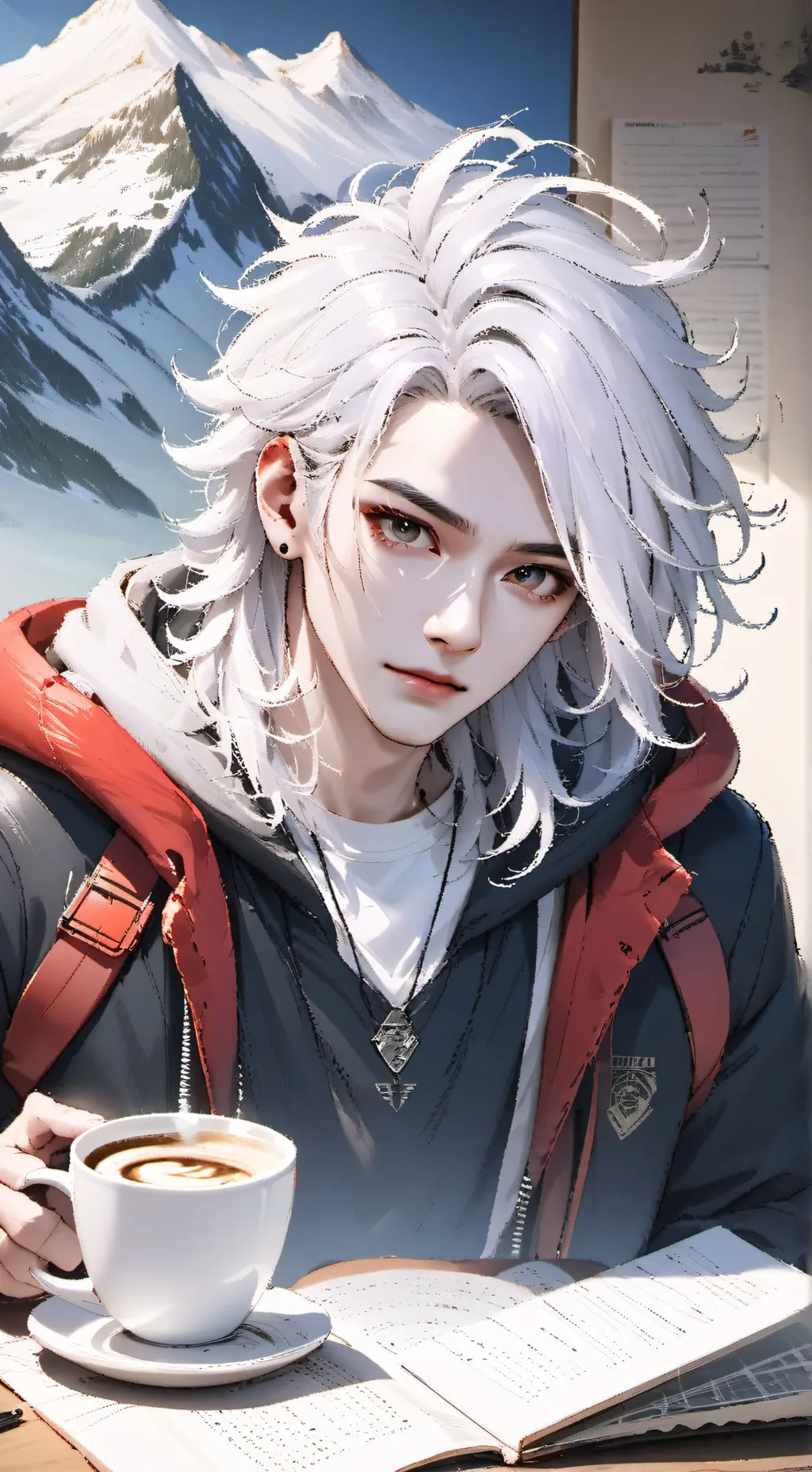 ai character: The Overachieving Student background