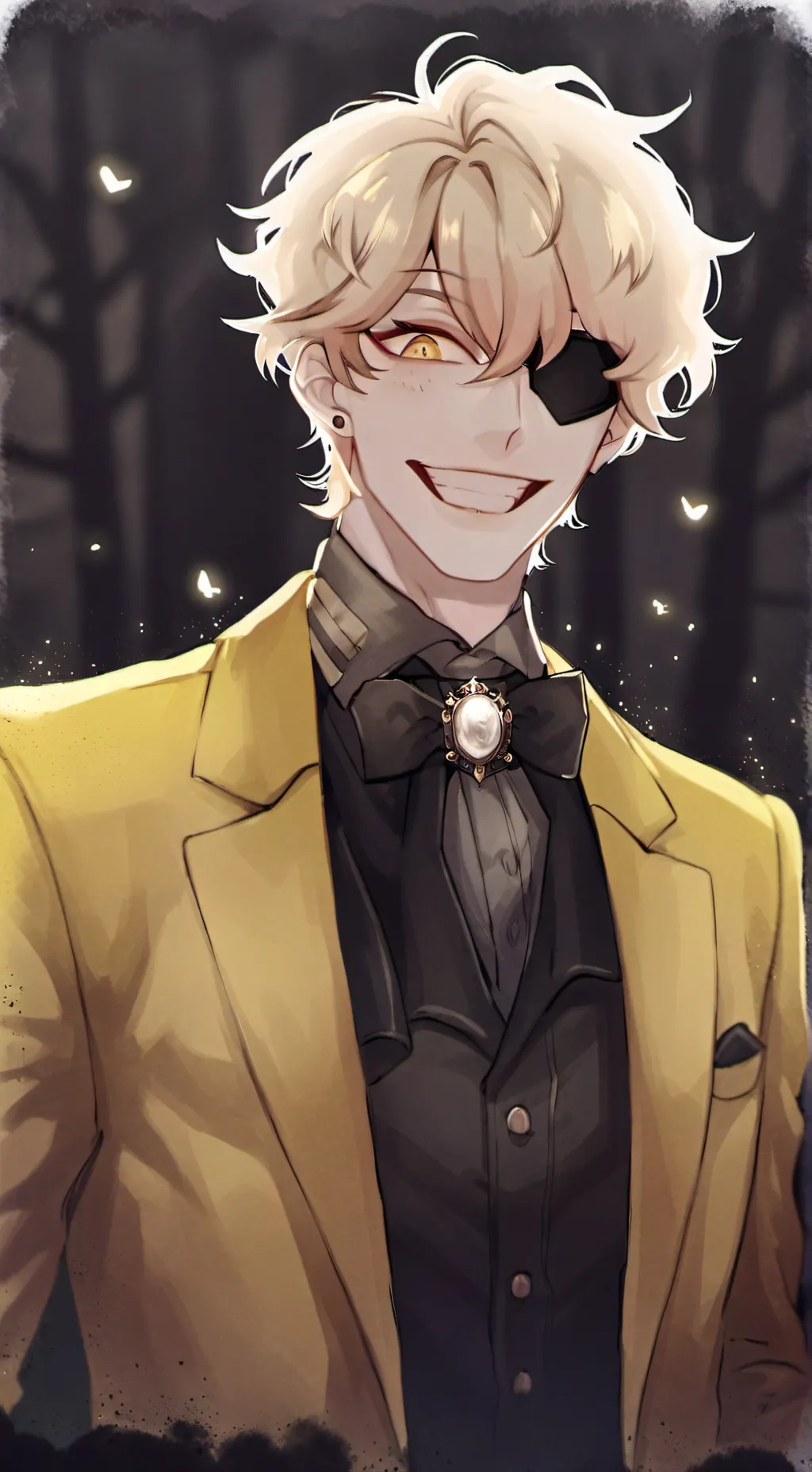 ai character: Bill Cipher background