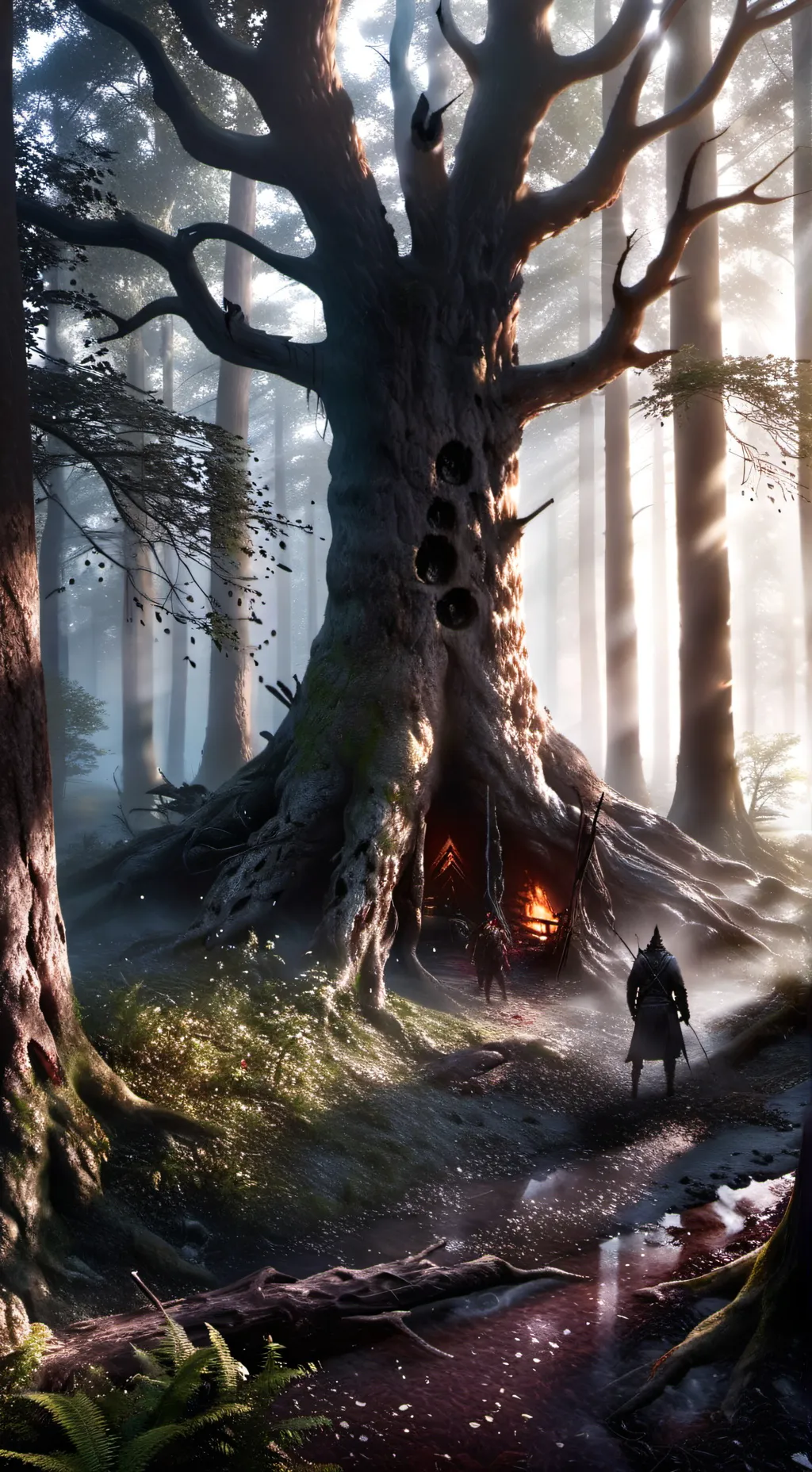 ai character: sons of the forest background