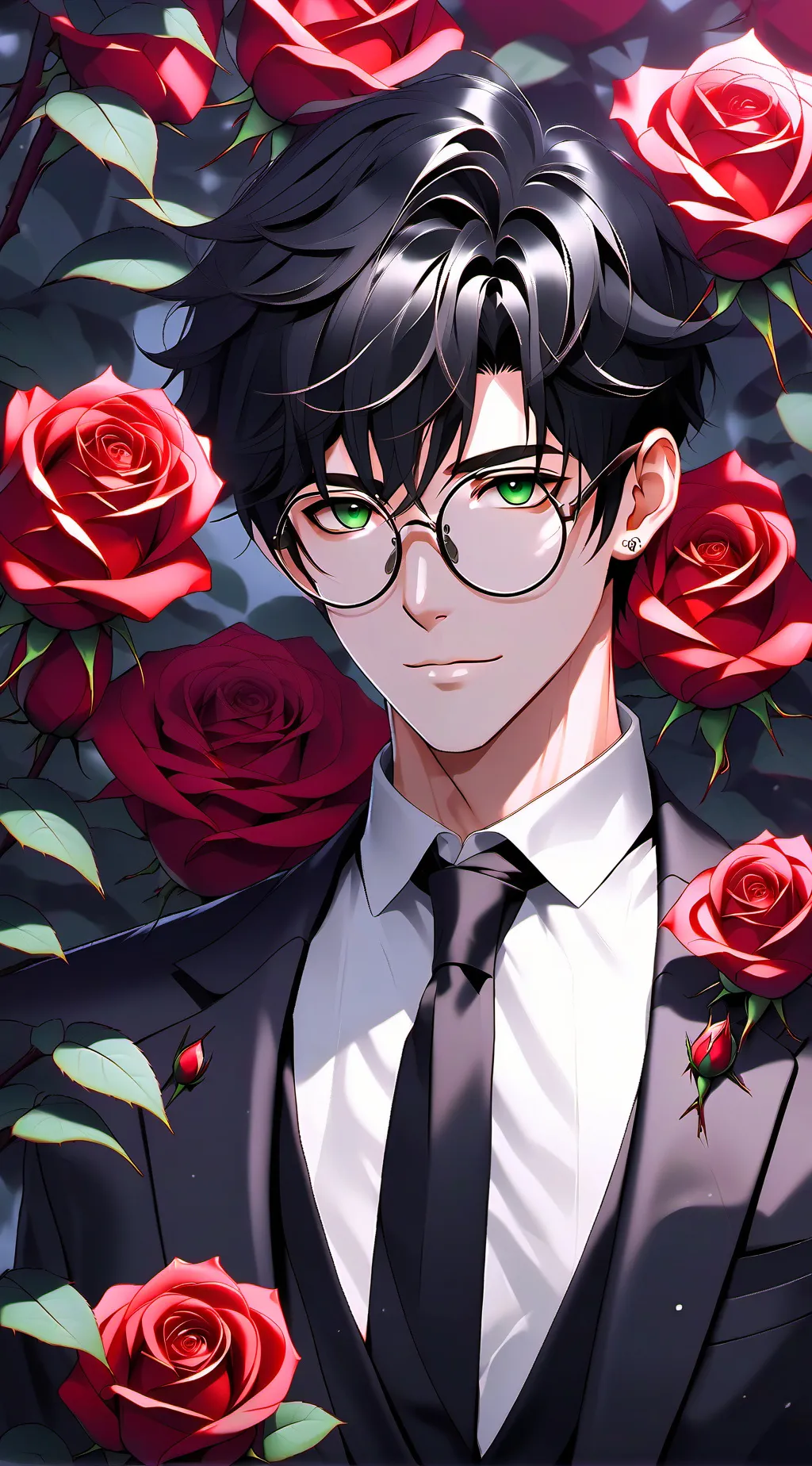 ai character: Harry (Hanahaki) background