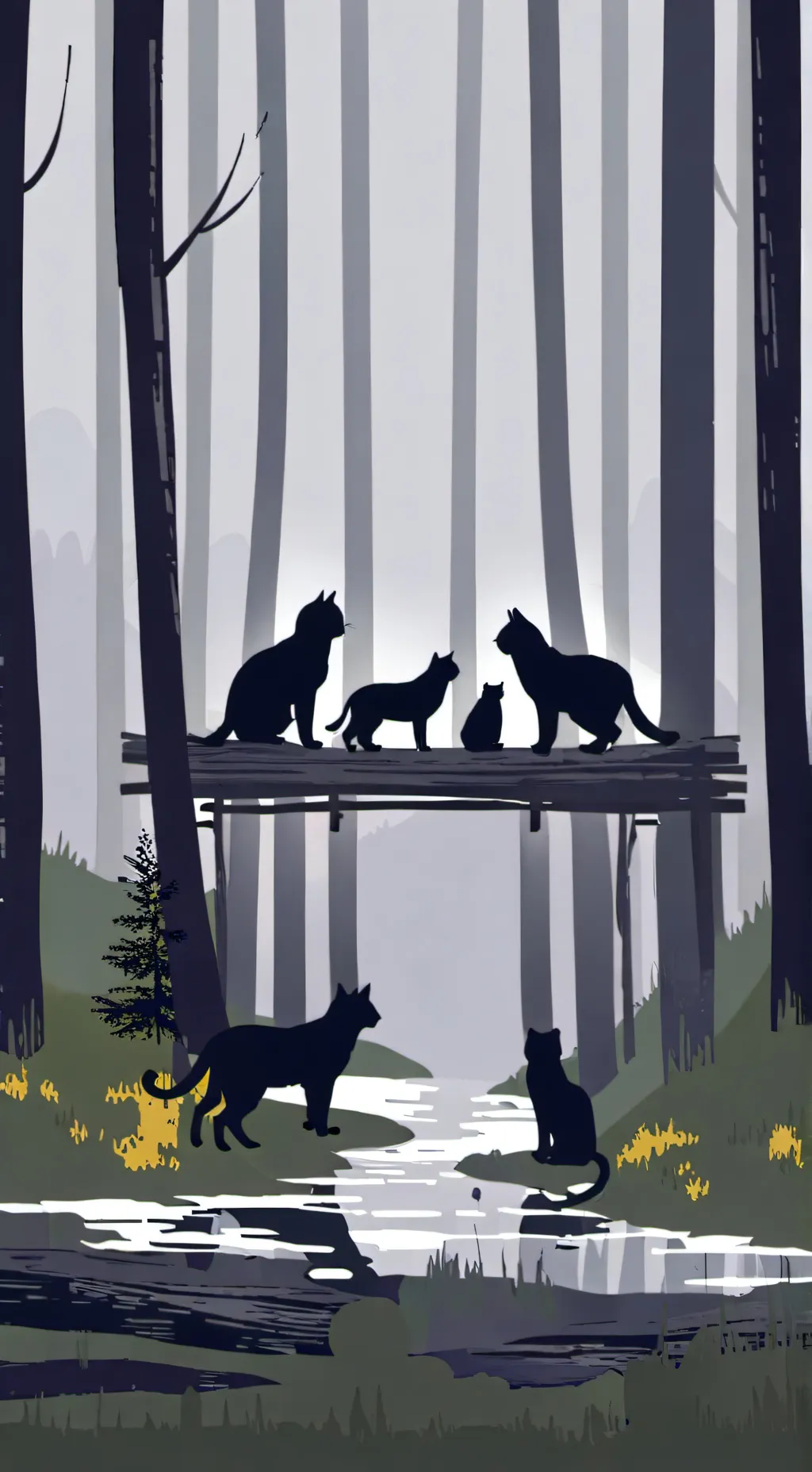 ai character: Thunderclan  background
