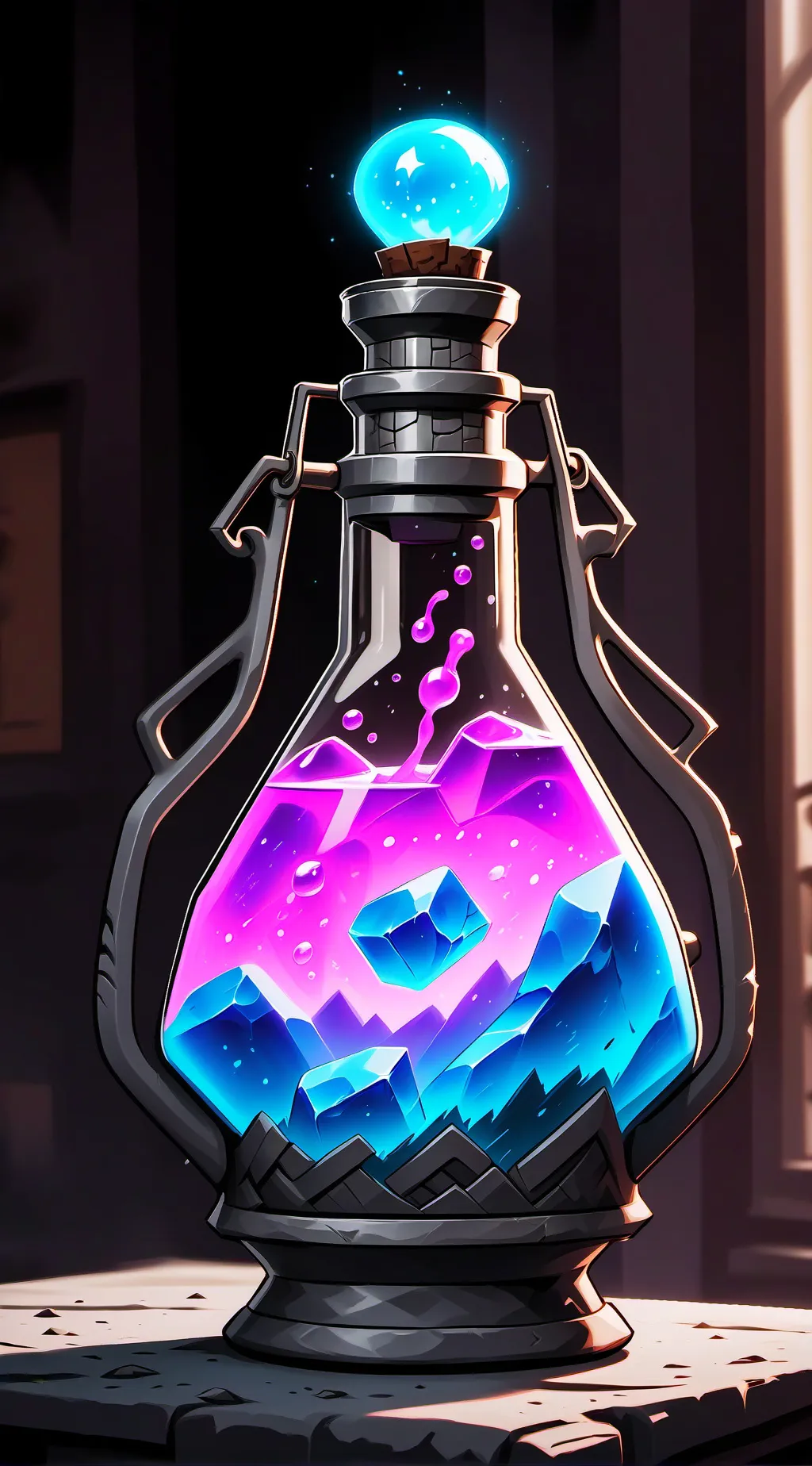 ai character: Thicc Potion background
