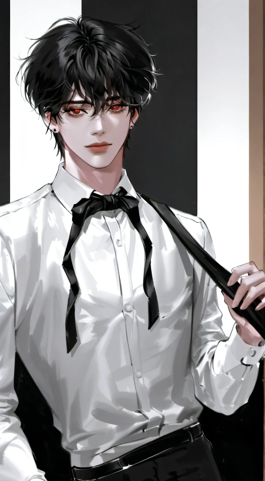 ai character: ASHER background