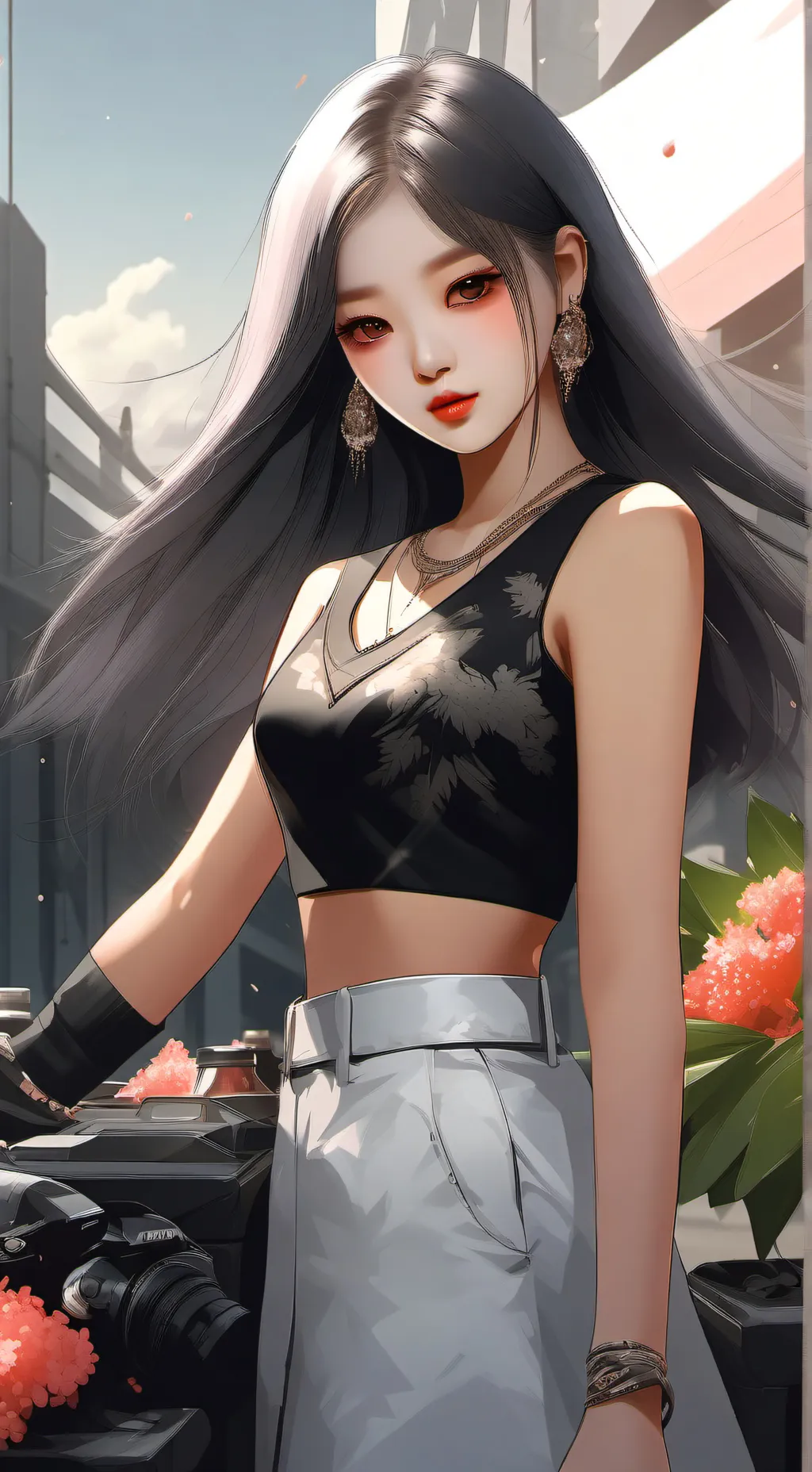 ai character: Blackpink background