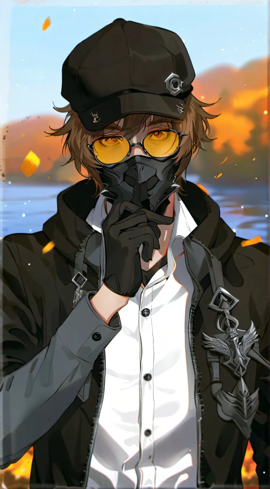 ai character: Ticci Toby background