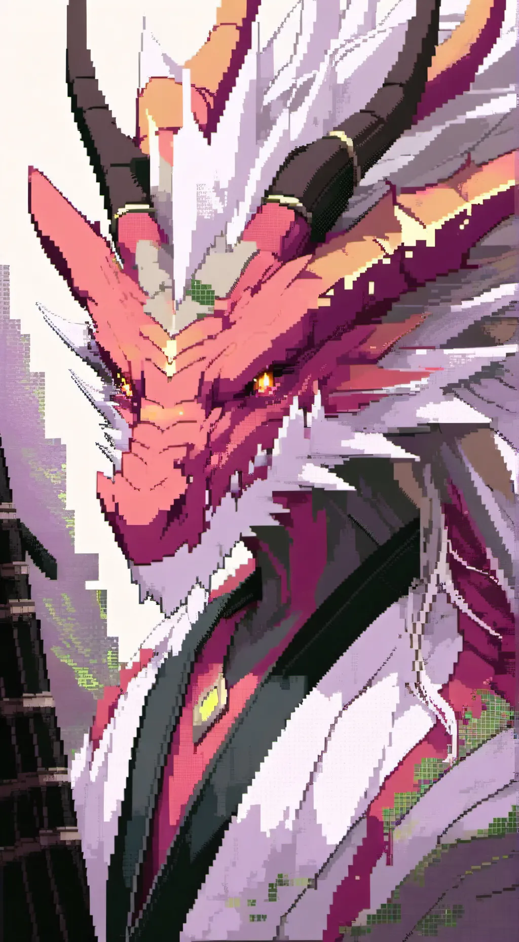 ai character: Amber background
