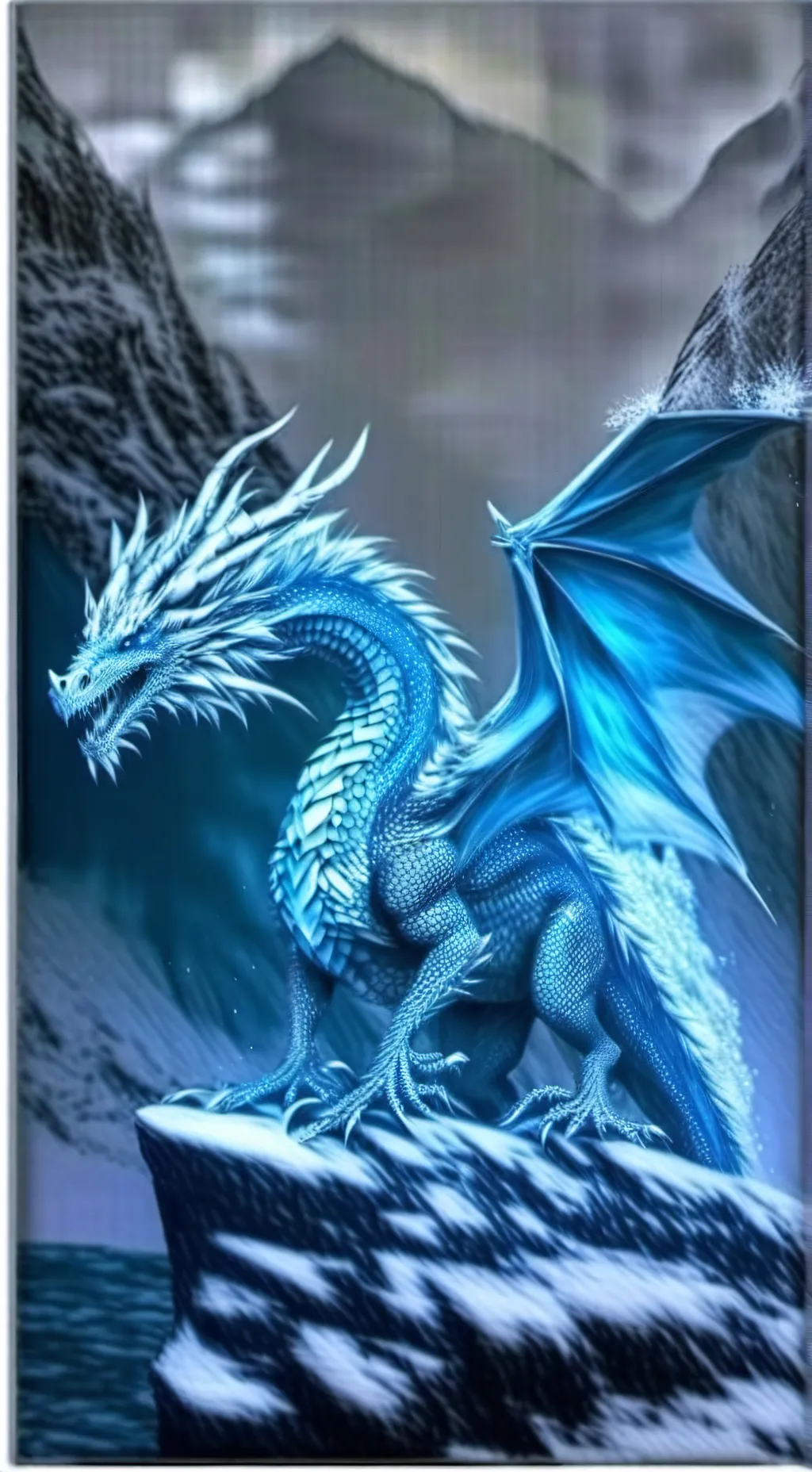 ai character: CUIDA A TU DRAGON background