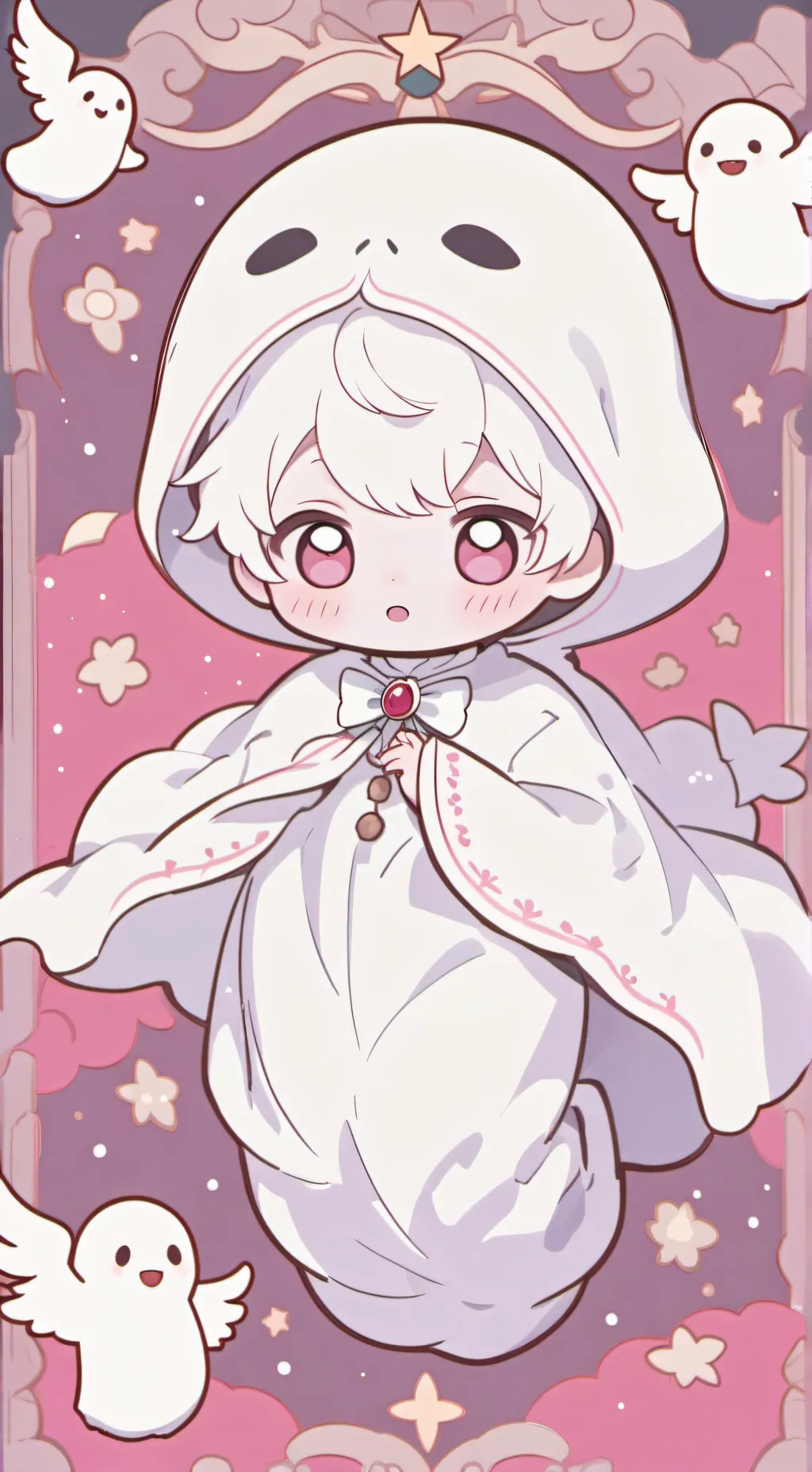 ai character: Ghost Baby background