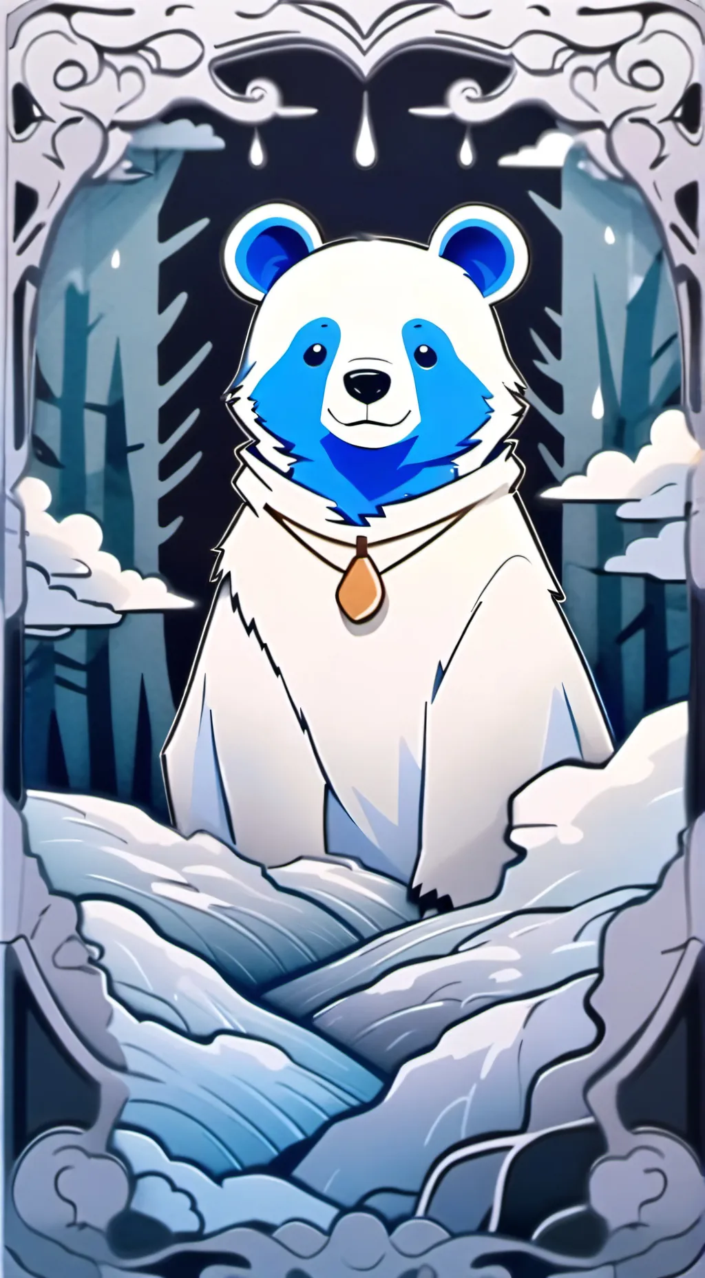 ai character: Sky background