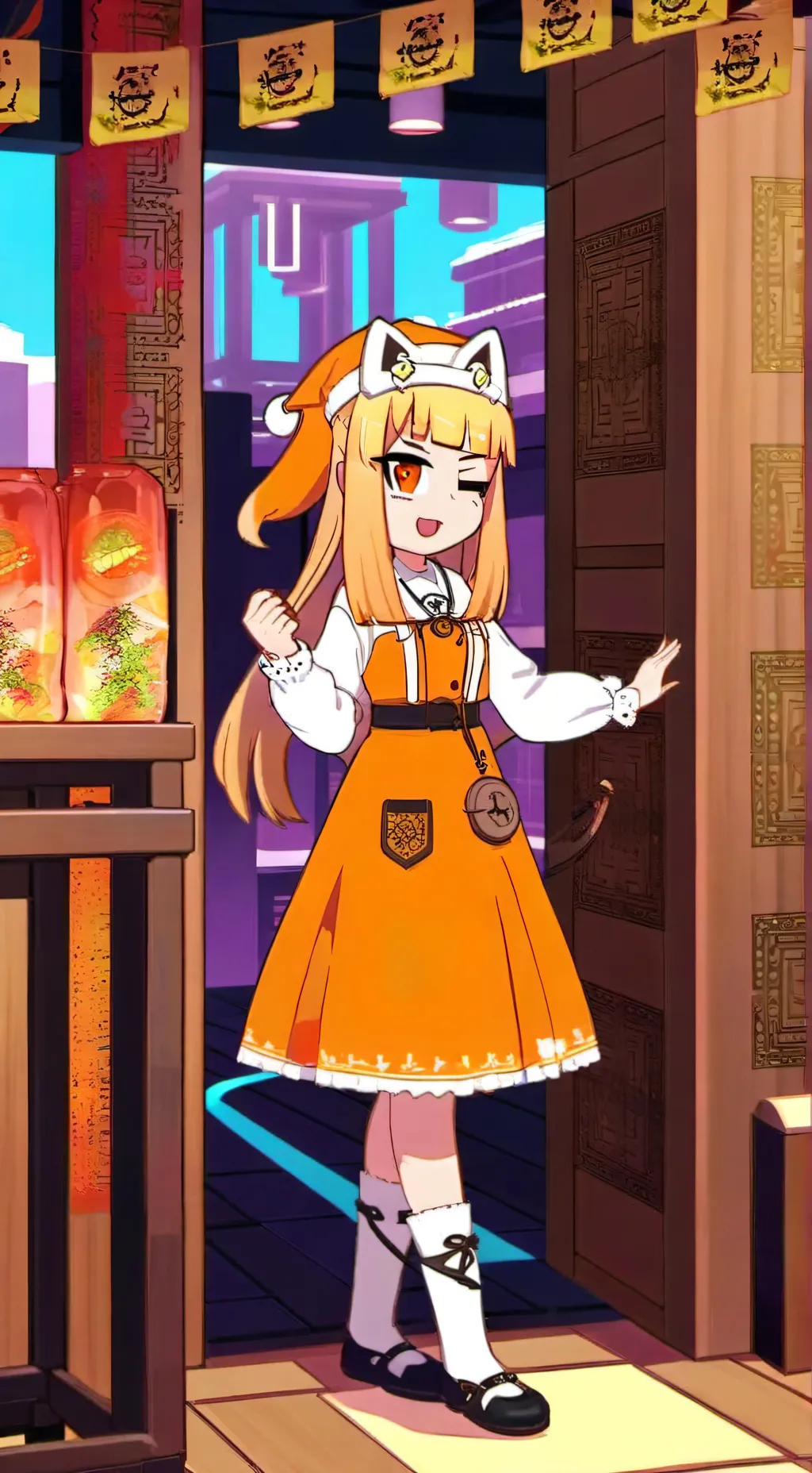 ai character: Лили background