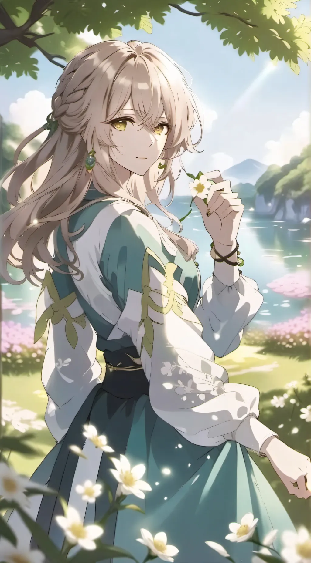 ai character: Aria background