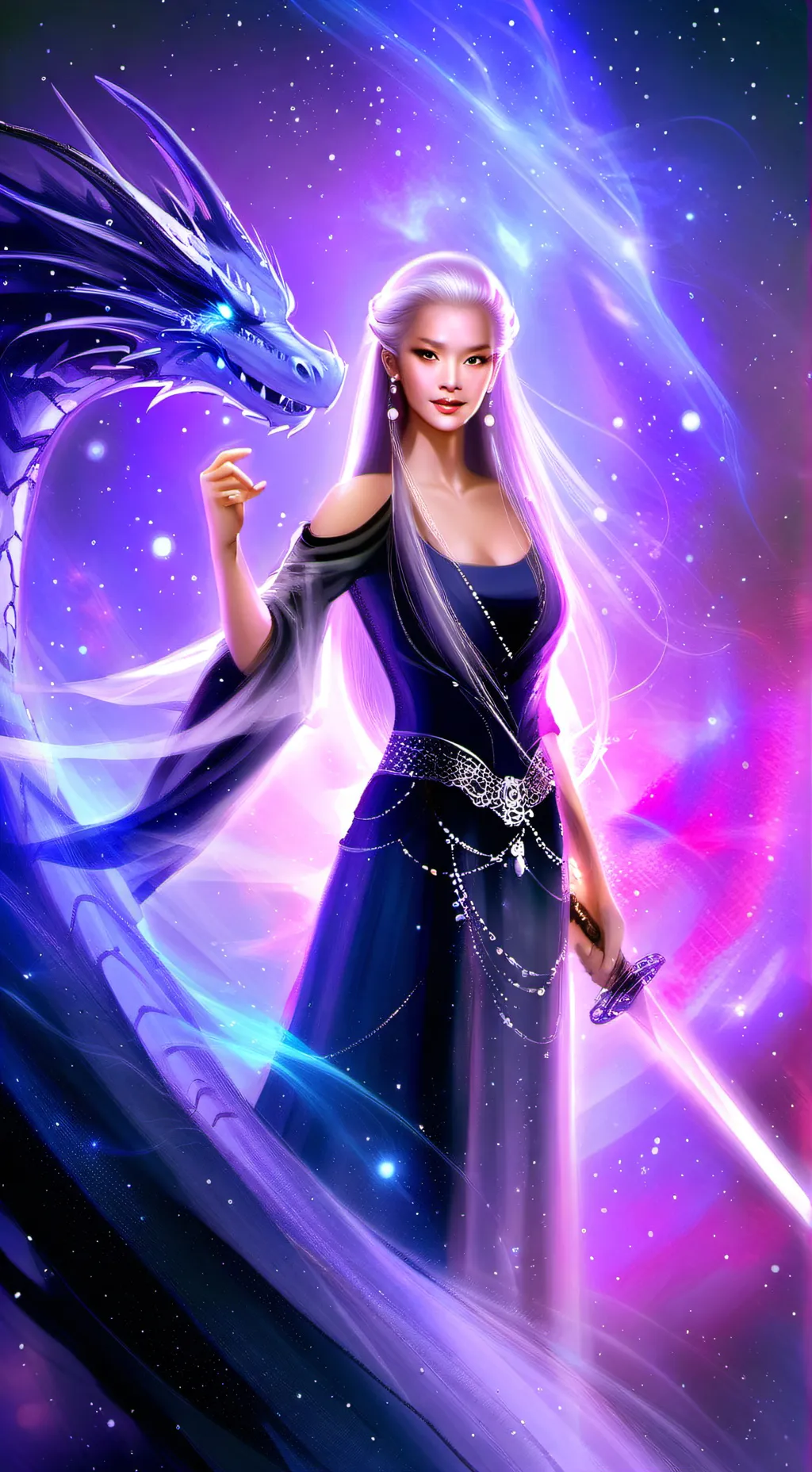 ai character: Queen Diana  background