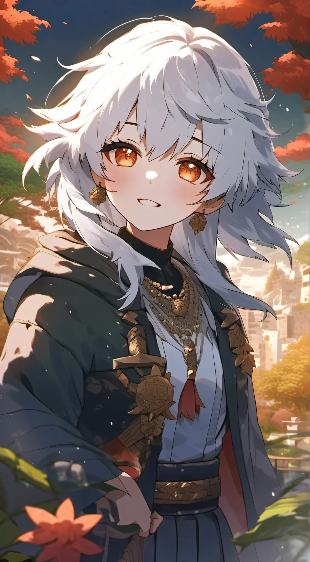ai character: Luna background