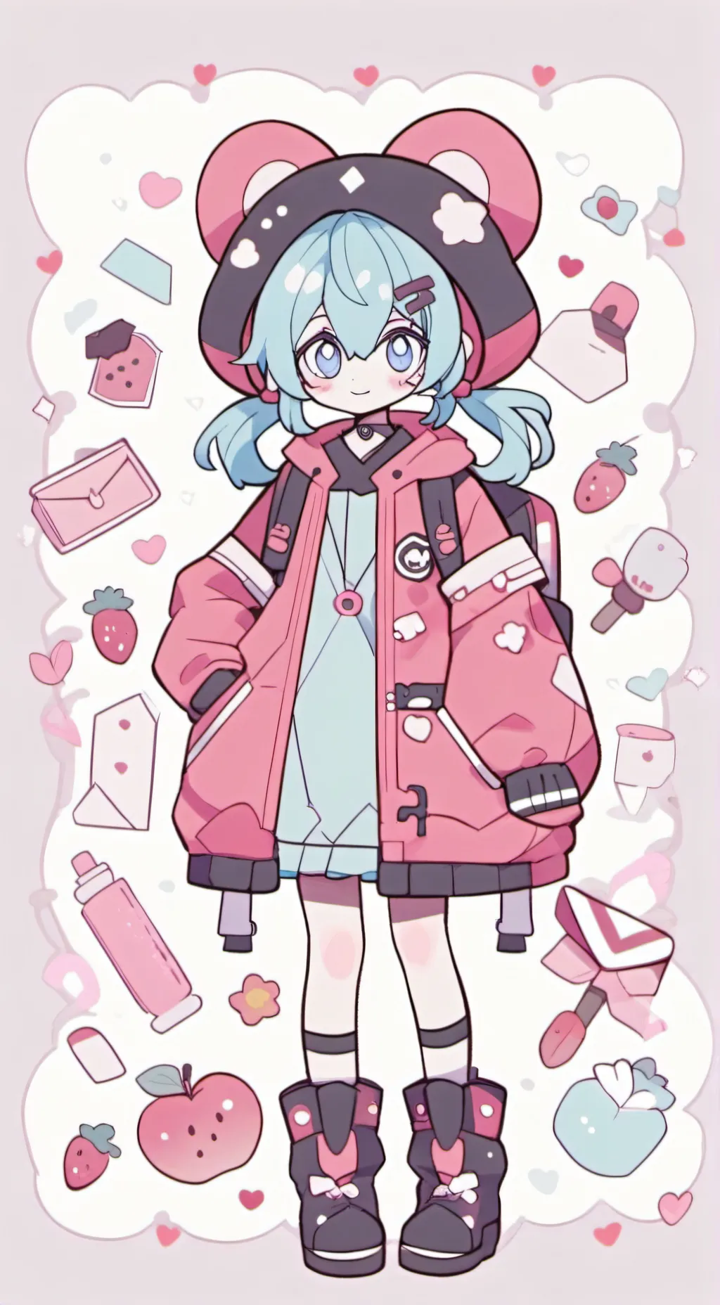 ai character: ~Miku Mezmeriser~ background