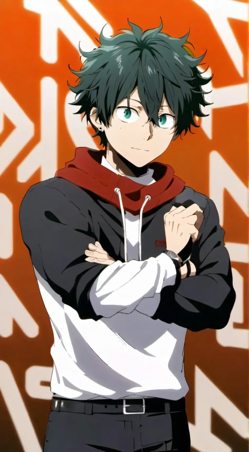 ai character: Mha Vs Villians background