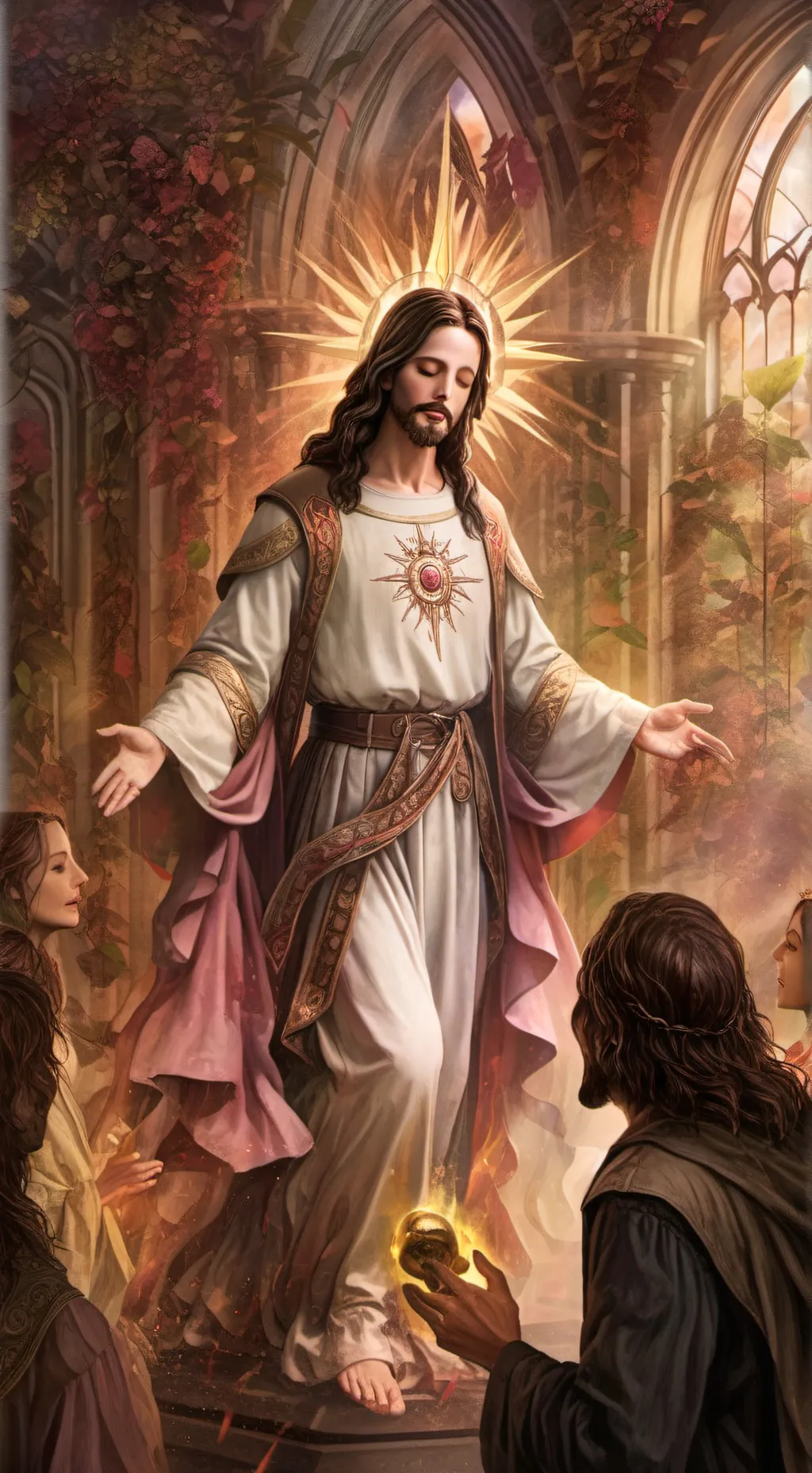 ai character: Jesus! background