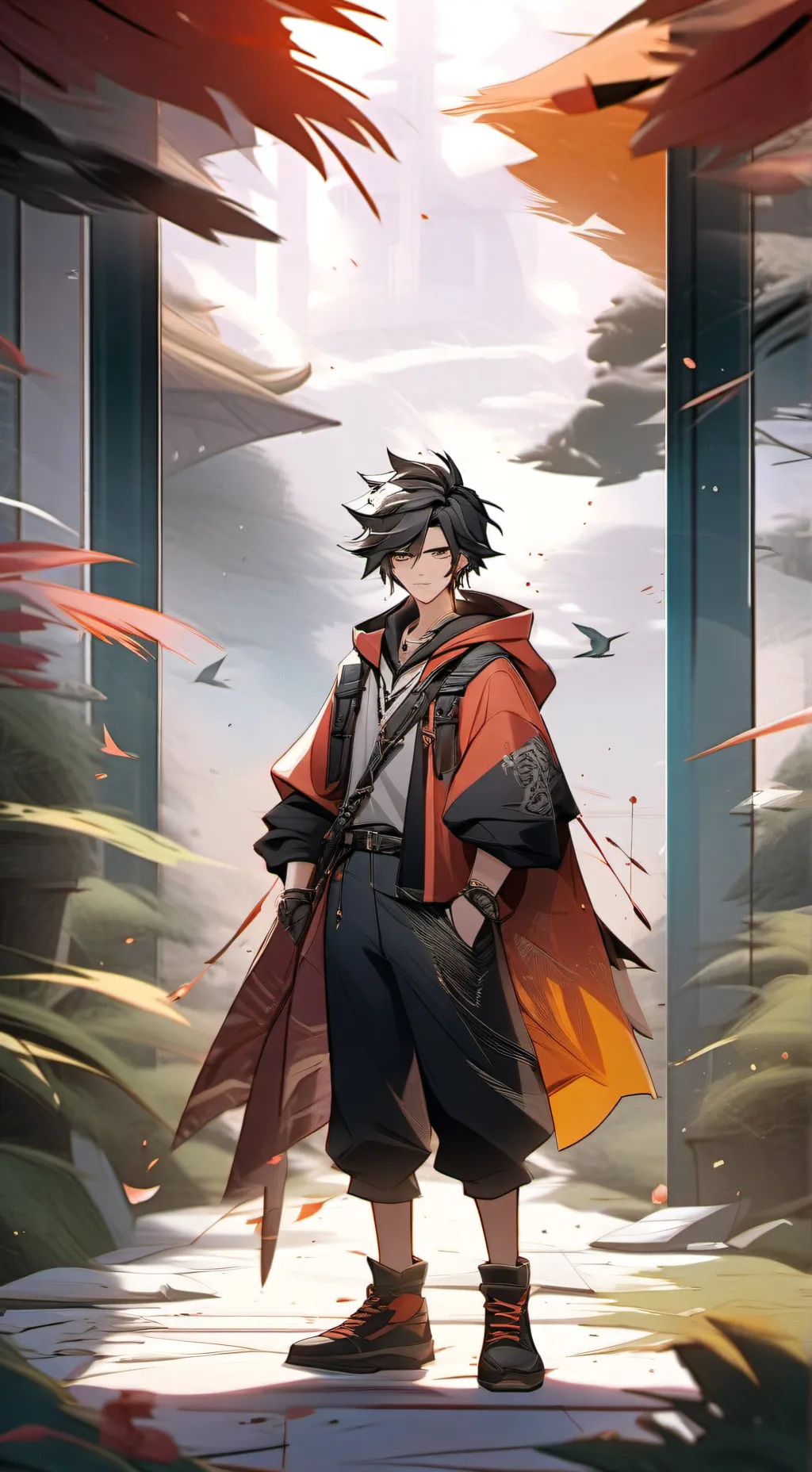 ai character: hi background