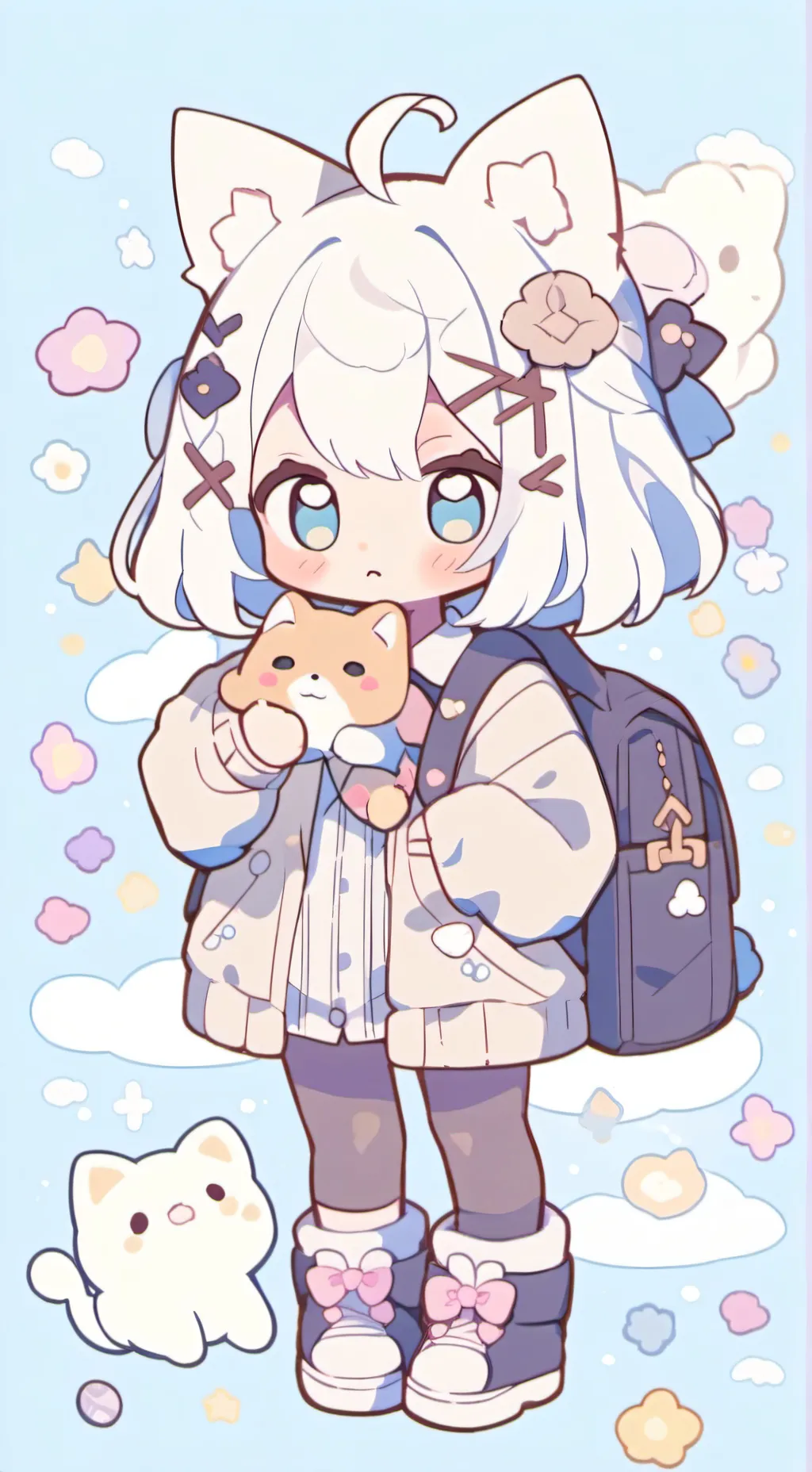 ai character: bebita neko <: background