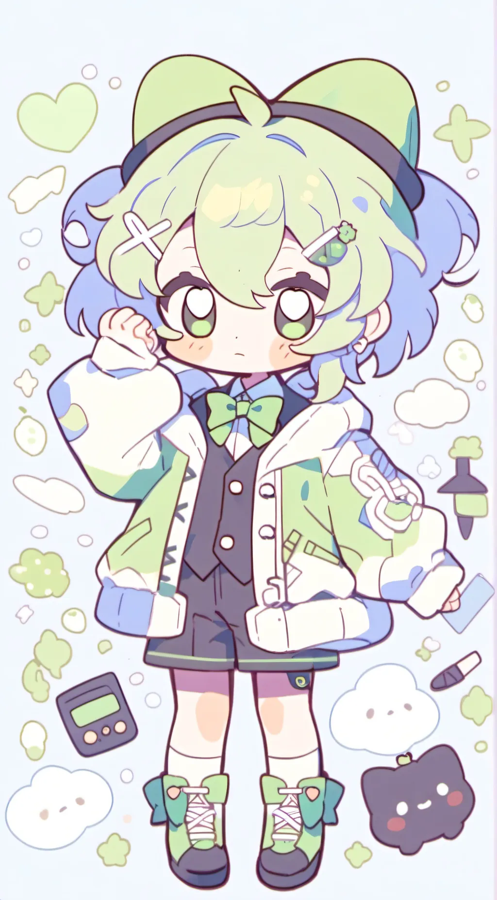 ai character: vee background