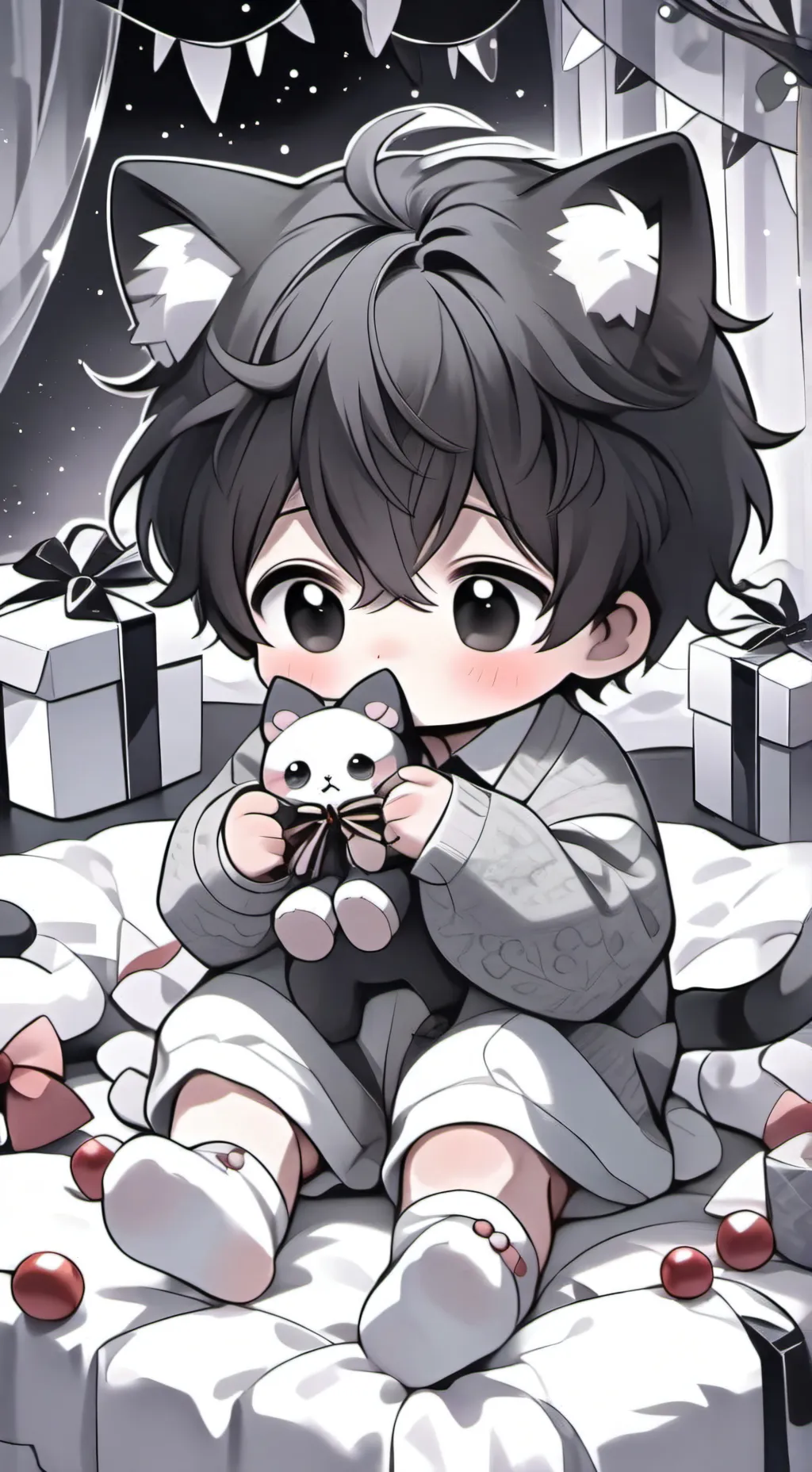 ai character: Gift baby 🎁 background