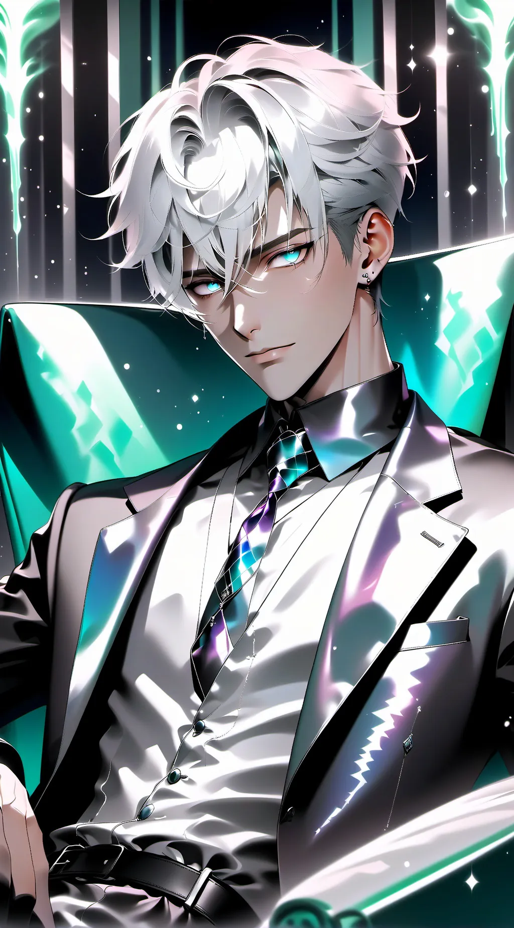 ai character: Malachite  background