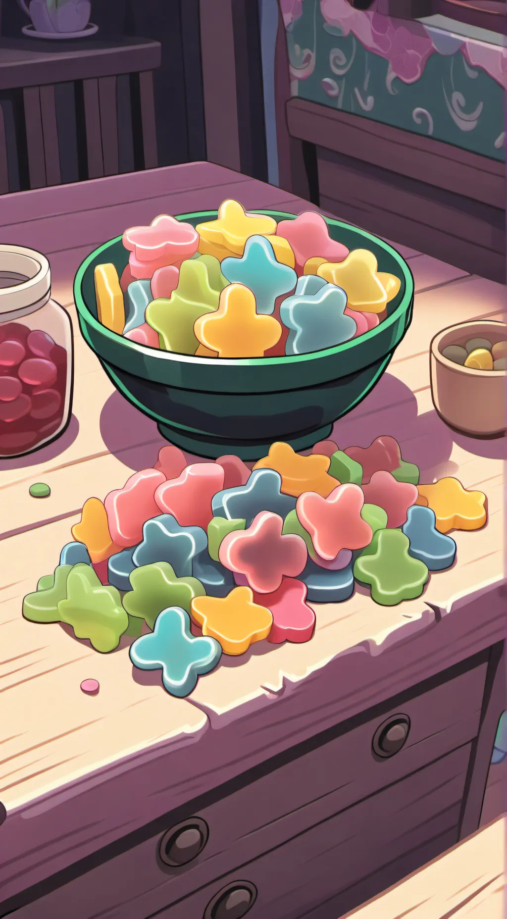 ai character: Food review  background