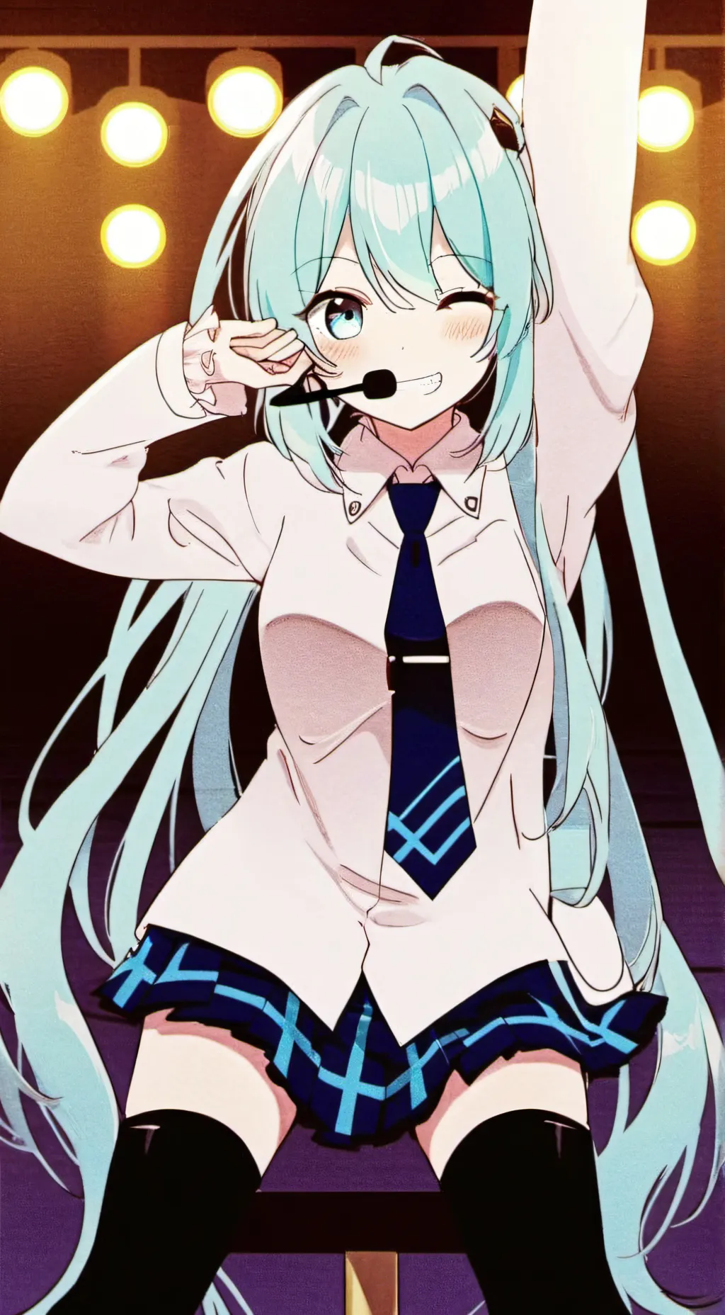 ai character: Mha Hatsune Miku 1 background
