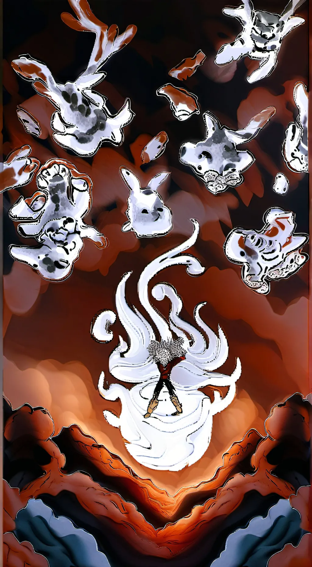 ai character: Straw hats background