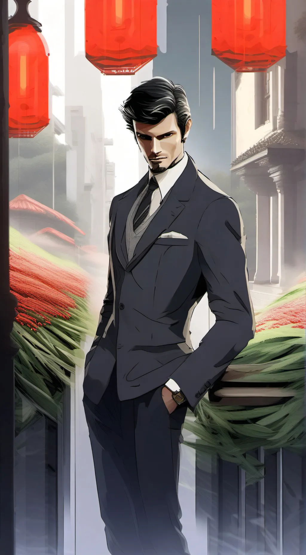 ai character: Gabriel  background