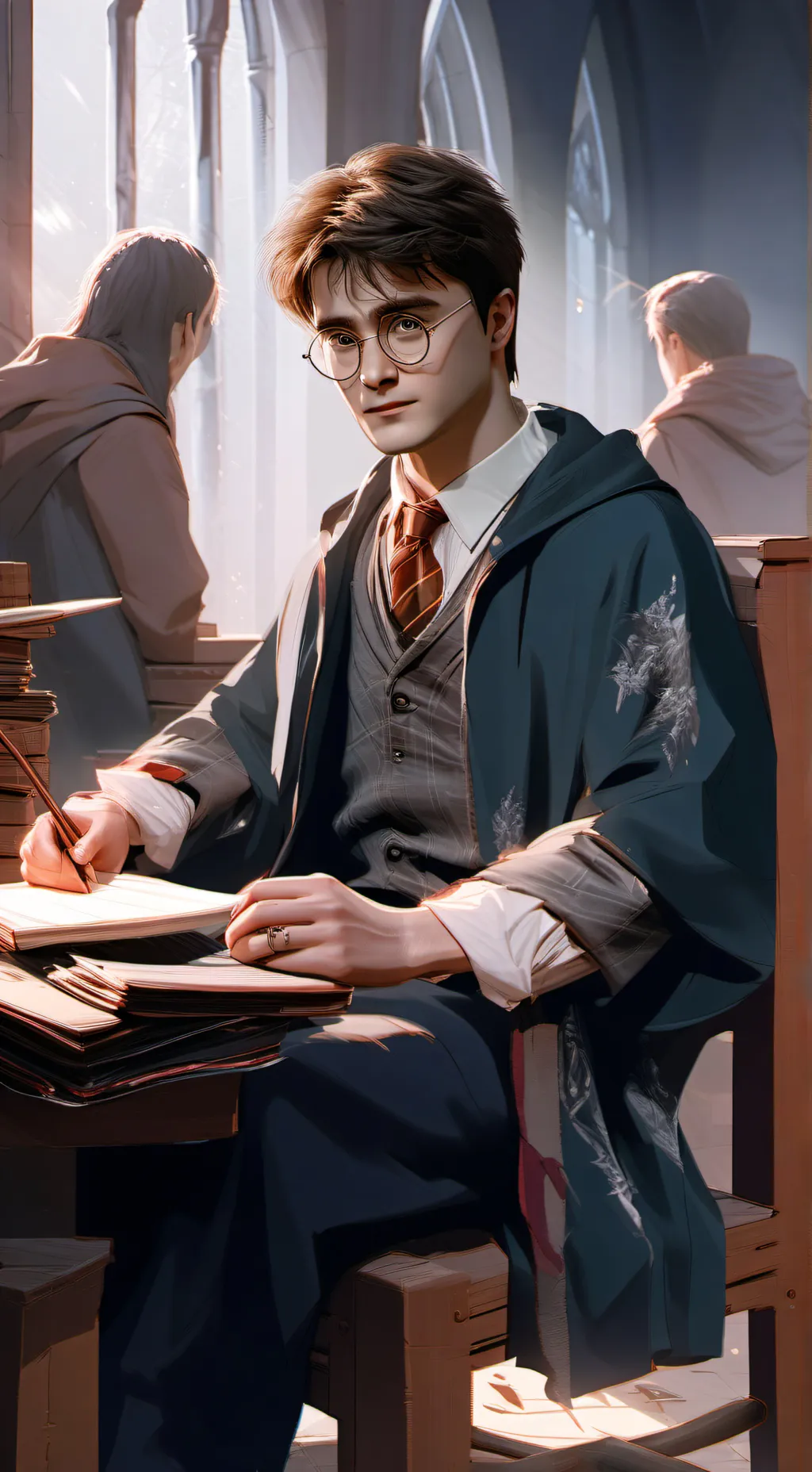 ai character: Harry potter background