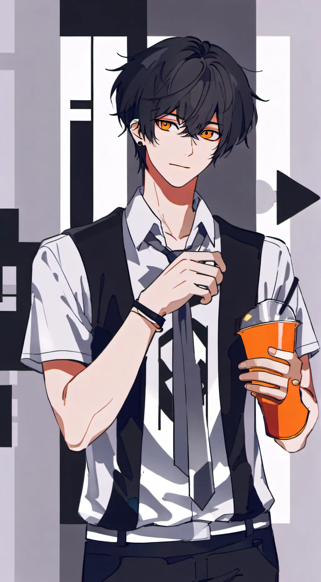 ai character: bon background