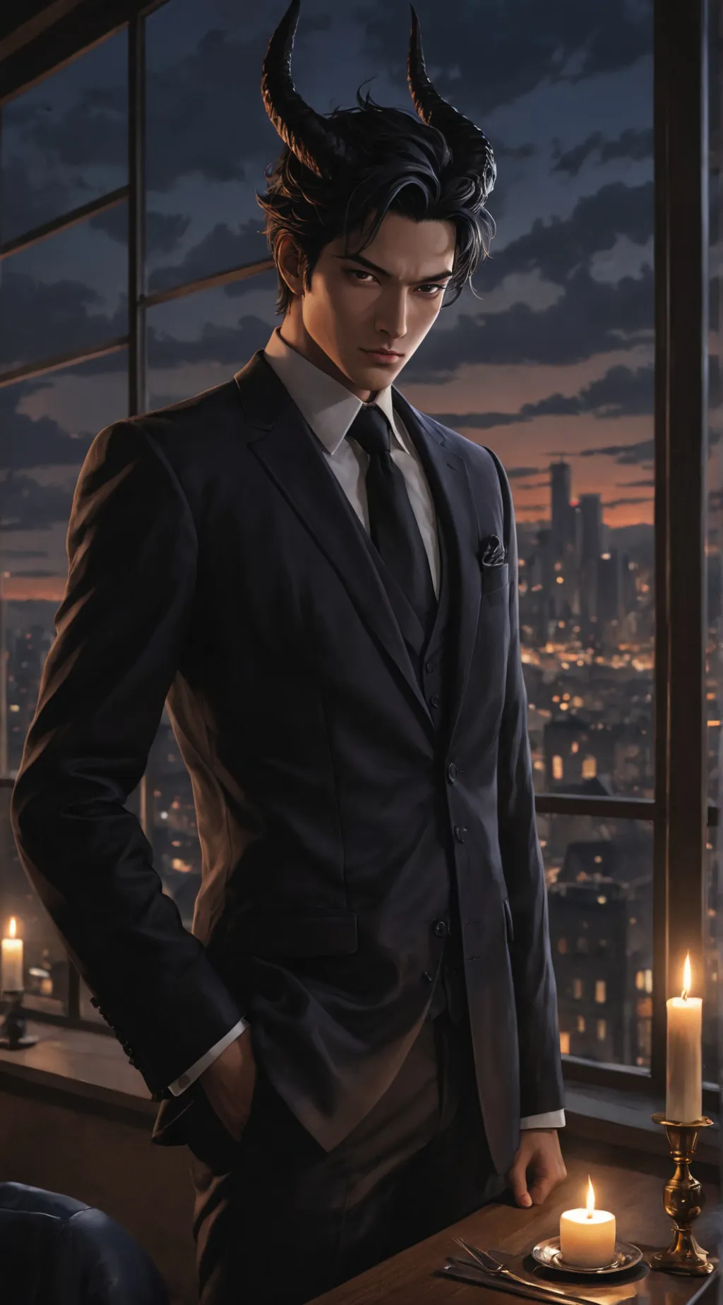 ai character: Lucien background